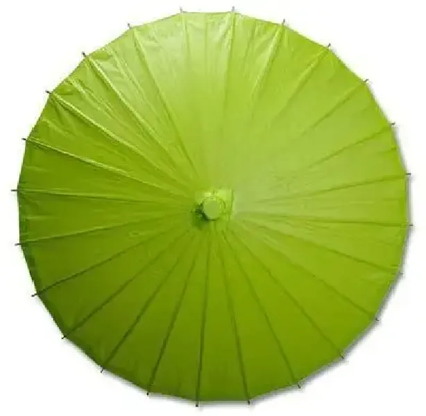 DIY Blank Paper Umbrella With Wooden Handle 12