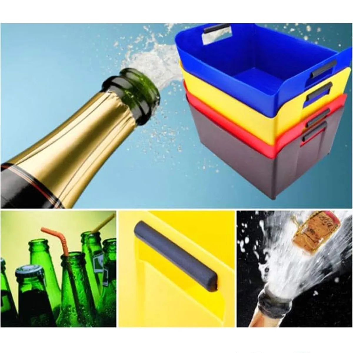 Large-Capacity Bar Restaurant Home Beer Storage Ice Basket 3