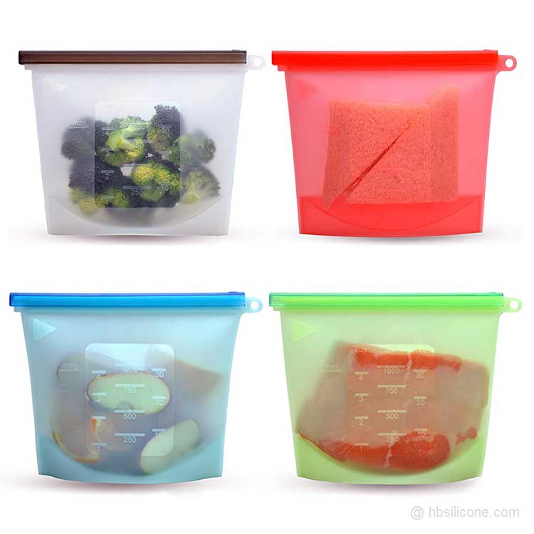 Reusable Silicone Fresh-Keeping Storage Bags 1