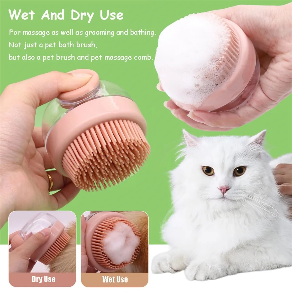 Dog Bath Scrubber Brush 7