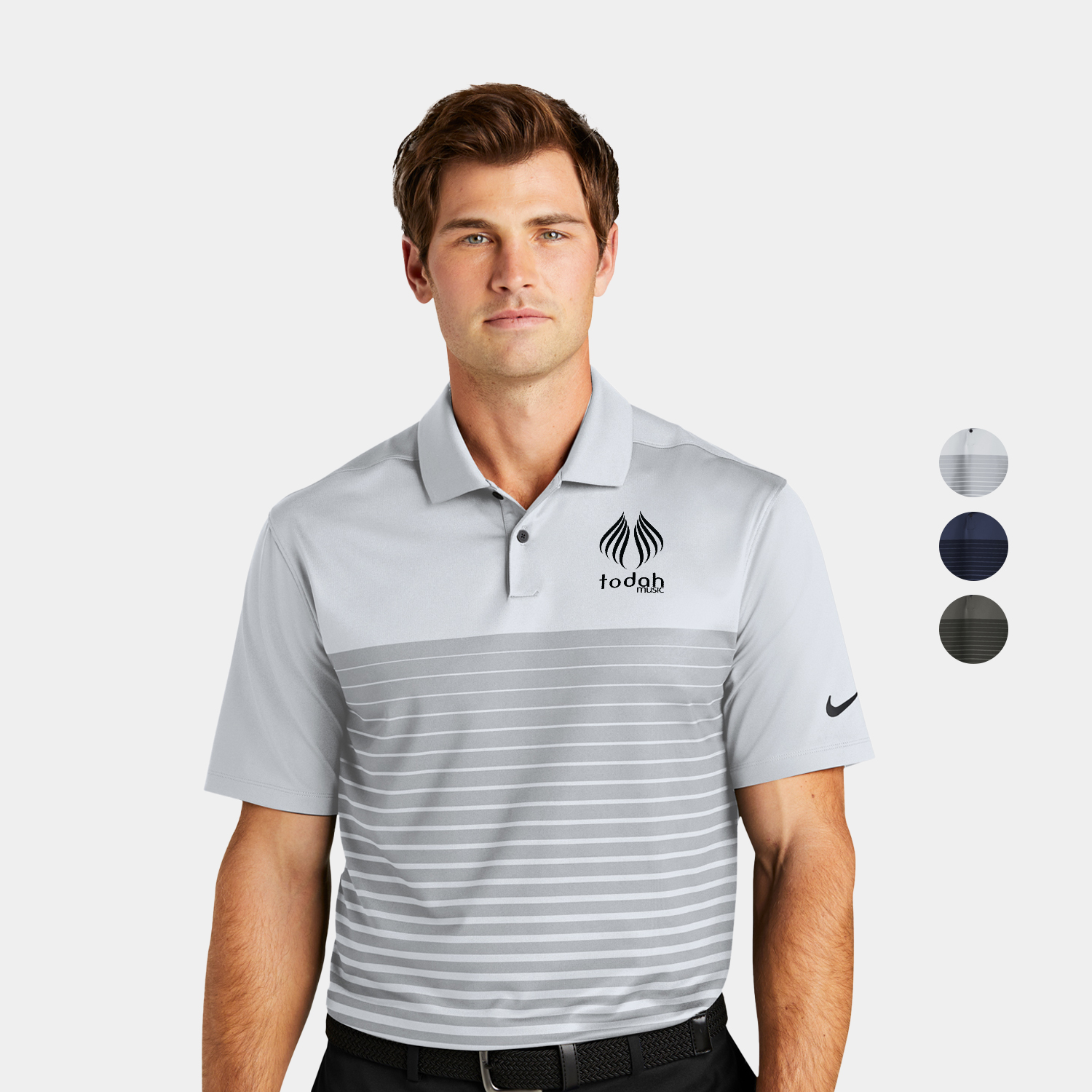 Nike Fleece Block Polo 5