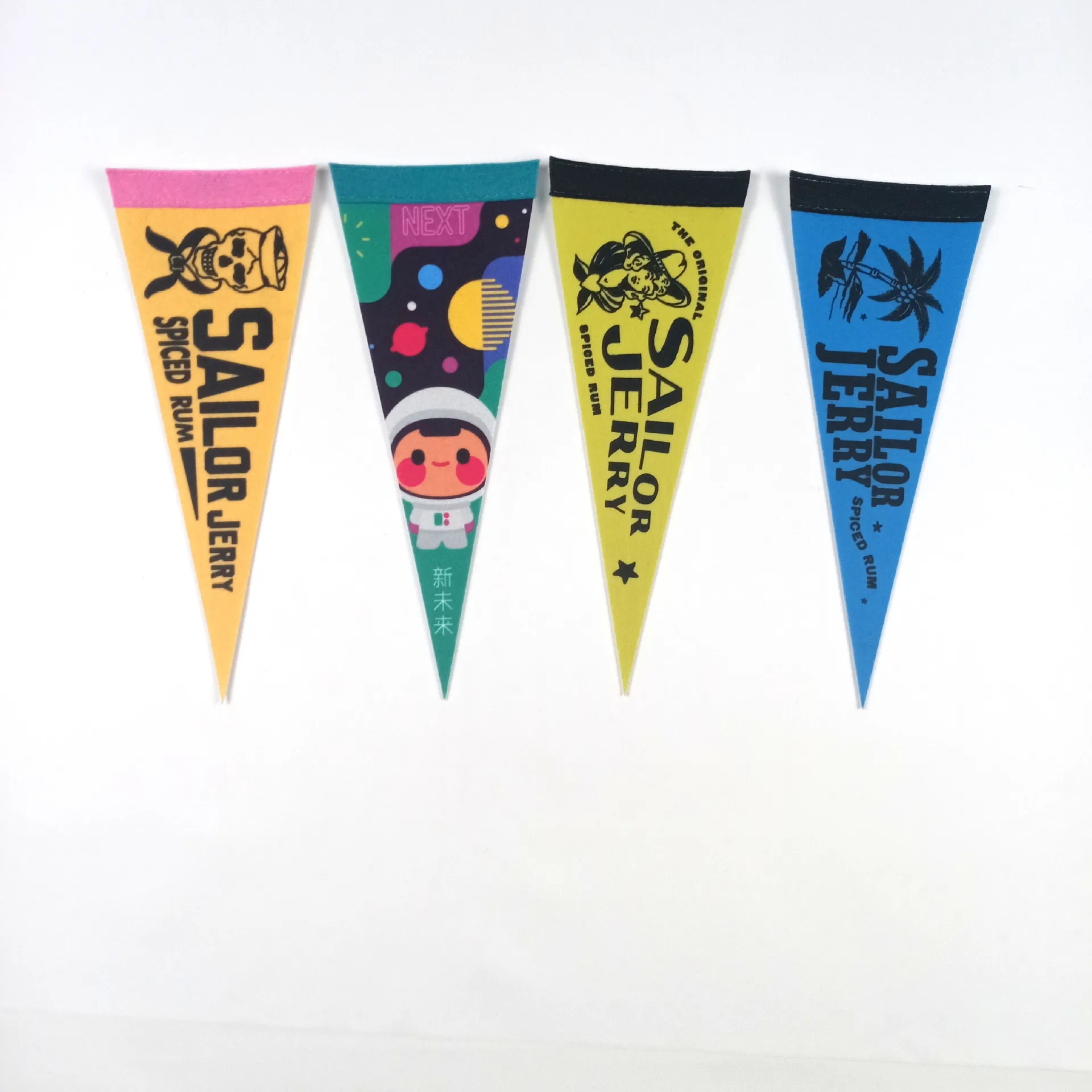 Full Colour Felt Camping Triangle Flag 5