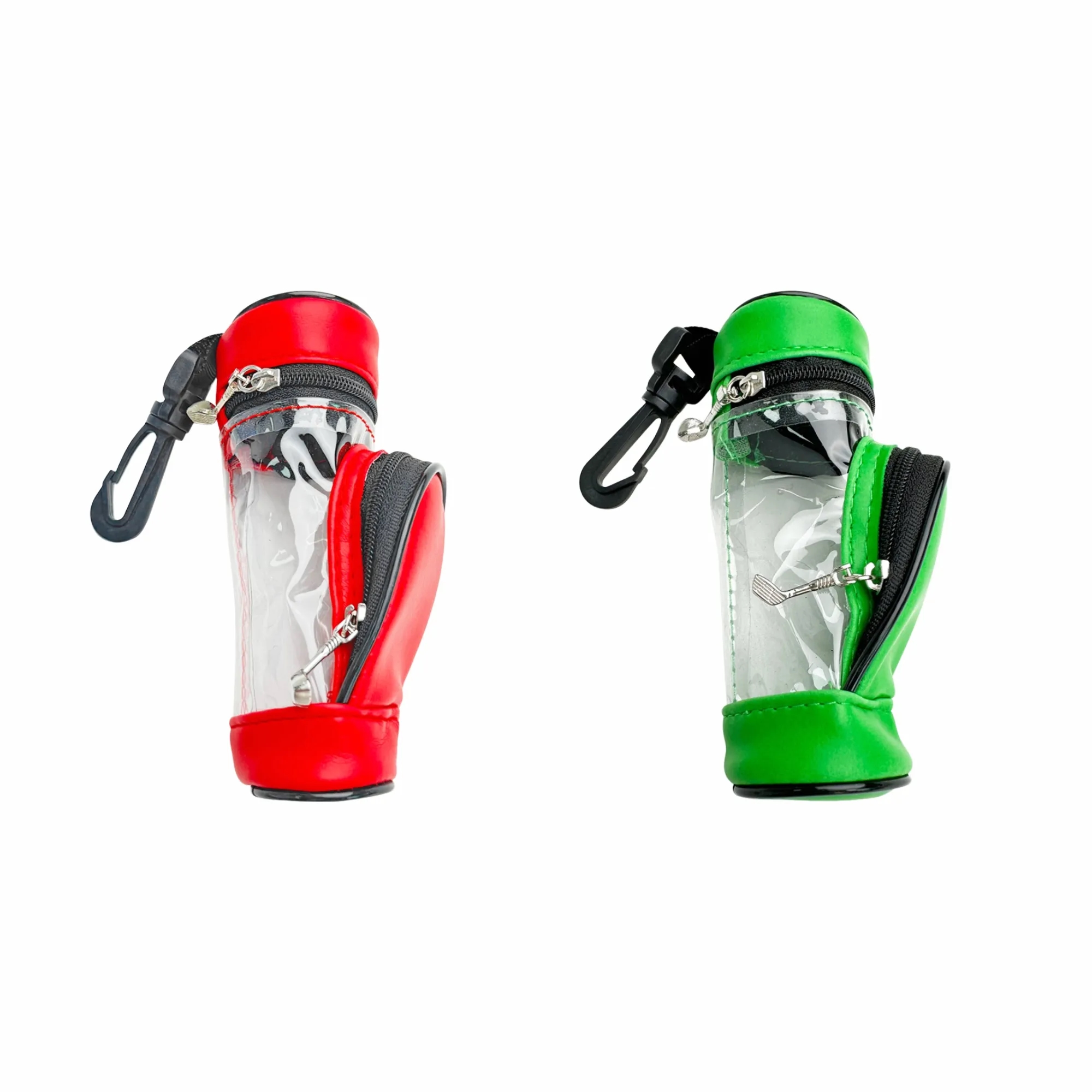 Golf Ball Pouch, PU Accessory Bag, Portable Ball Holder 4