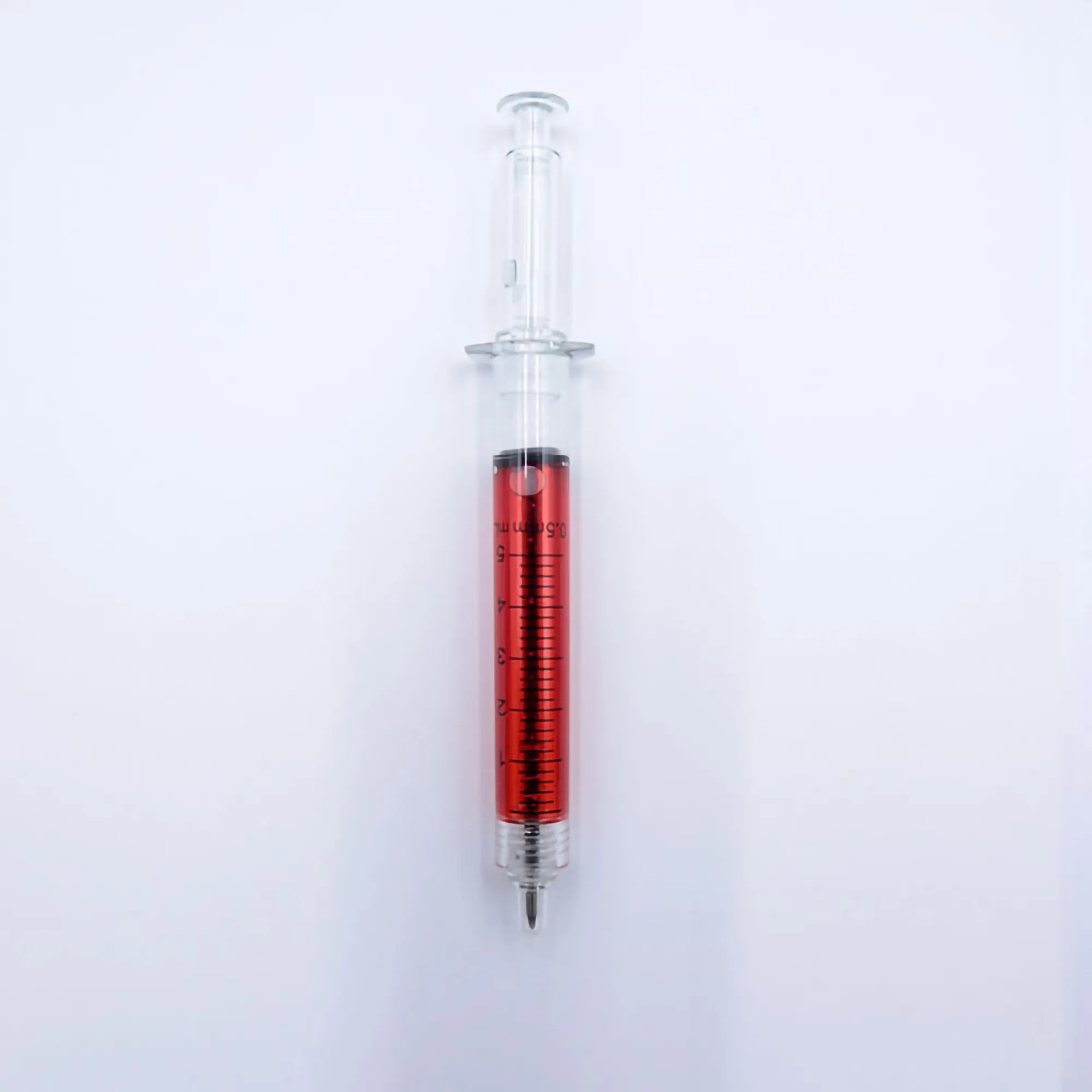 Syringe Shaped Ballpoint Pen with Scale MOQ100 11
