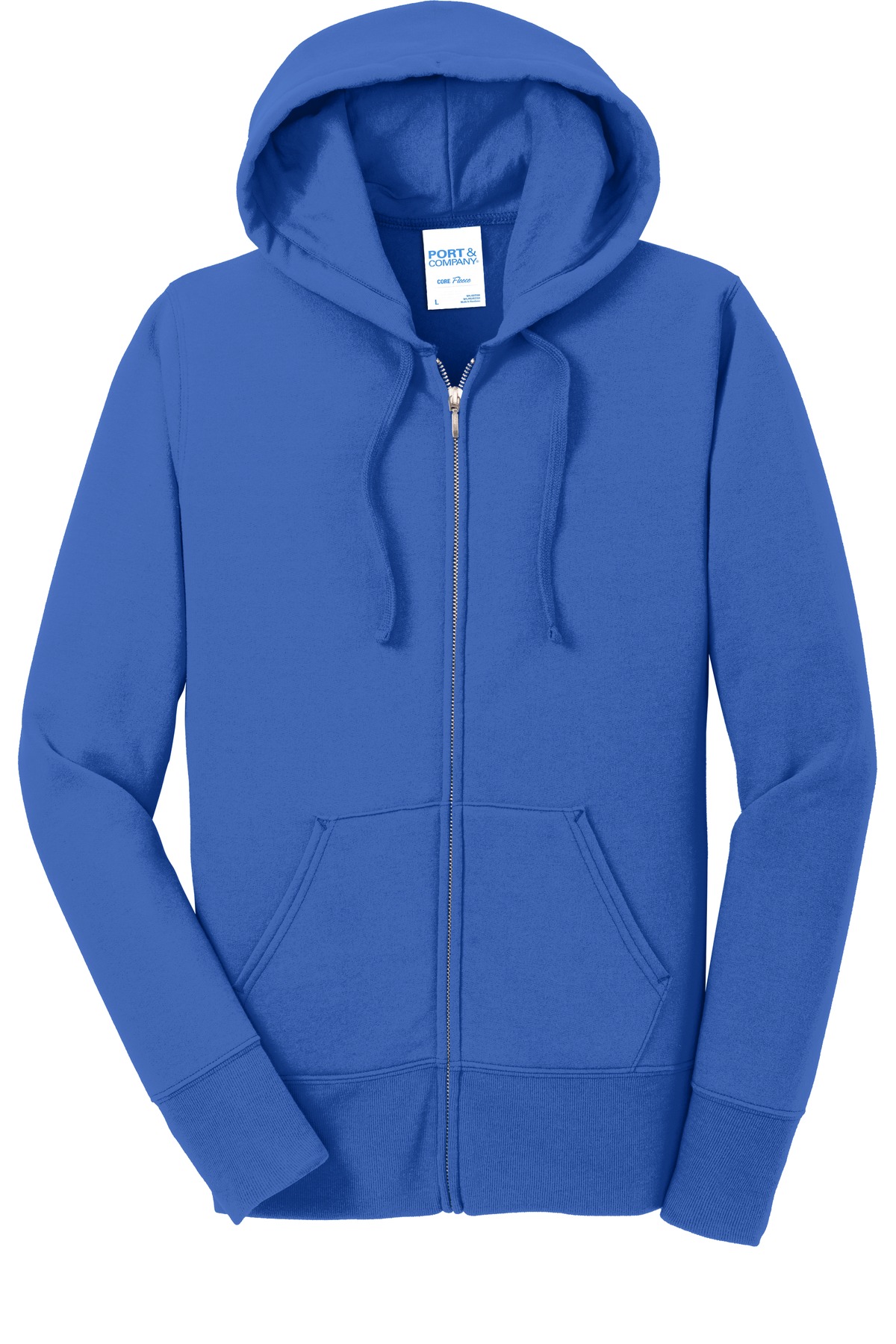 Port & Company® Women's Core Fleece Full-Zip Hooded Sweatshirt 22