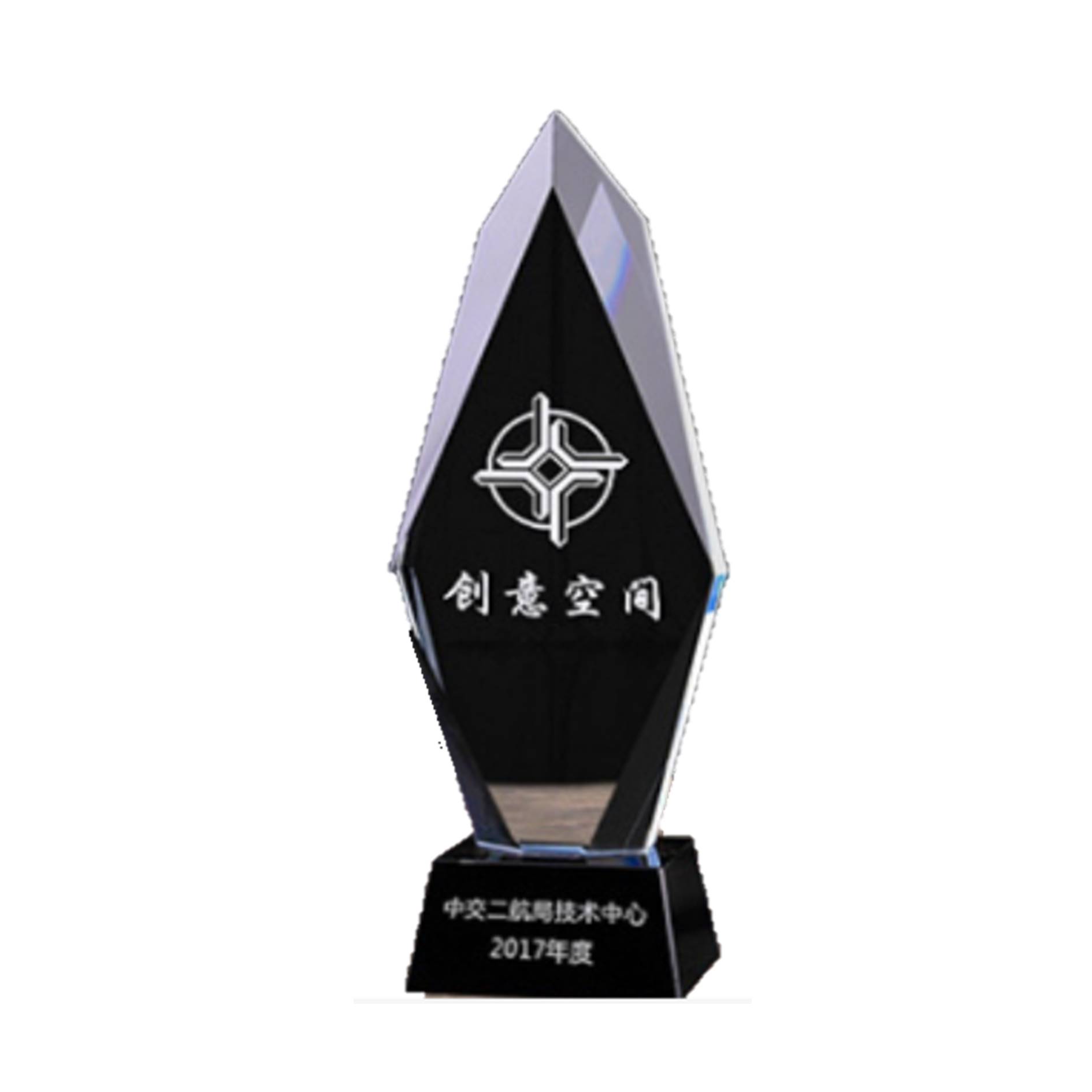 Creative Trophy Crystal Award With Resin Base 1