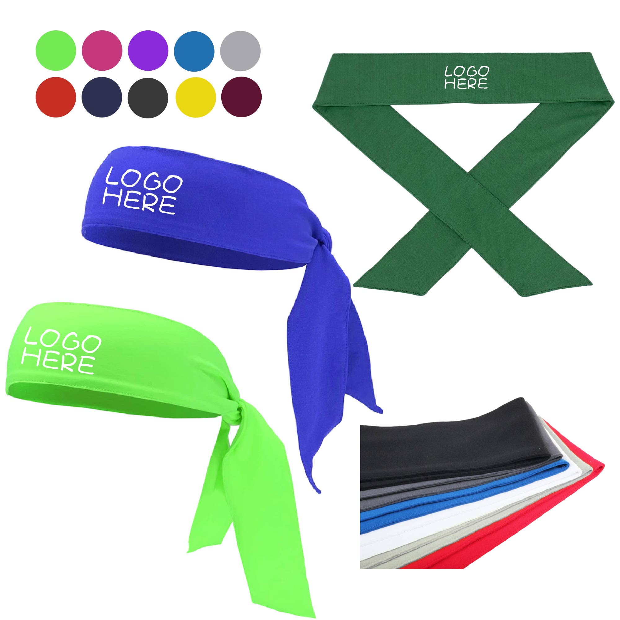 Sport Tie Back Headbands 3