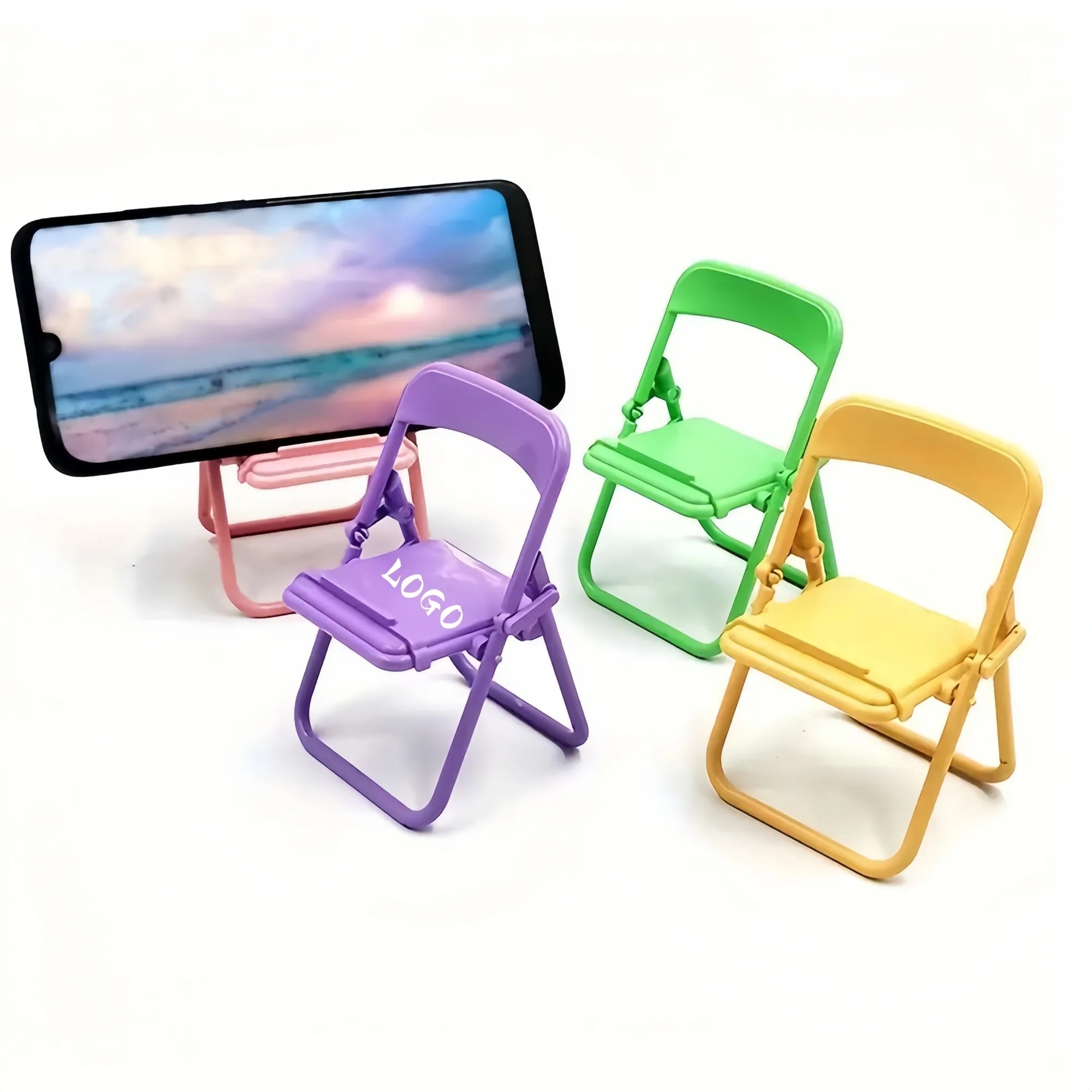 MOQ100 Mini Folding Chair Phone Holder 2