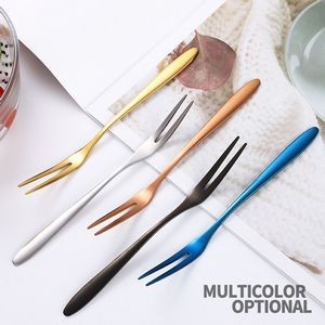 2 Teeth Fruit Dessert Fork 4