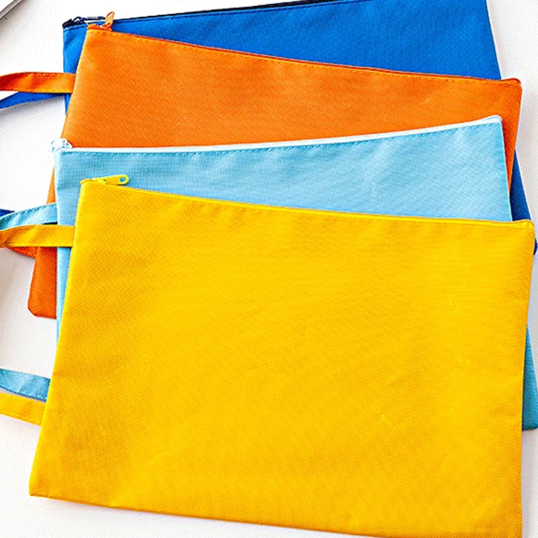 A4 Canvas Zipper File Bag 5