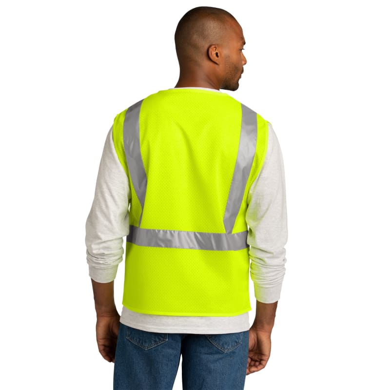 CornerStone ANSI 107 Class 2 Mesh Zippered Vest. 9
