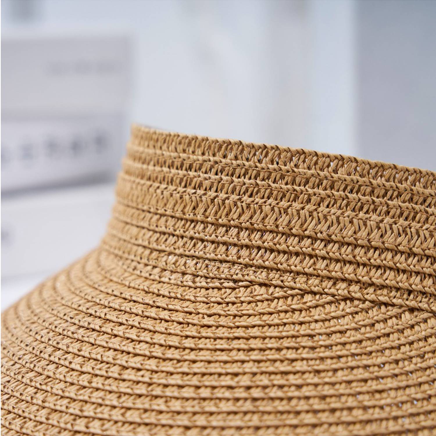 Women Roll Up Sun Visor Hat 2