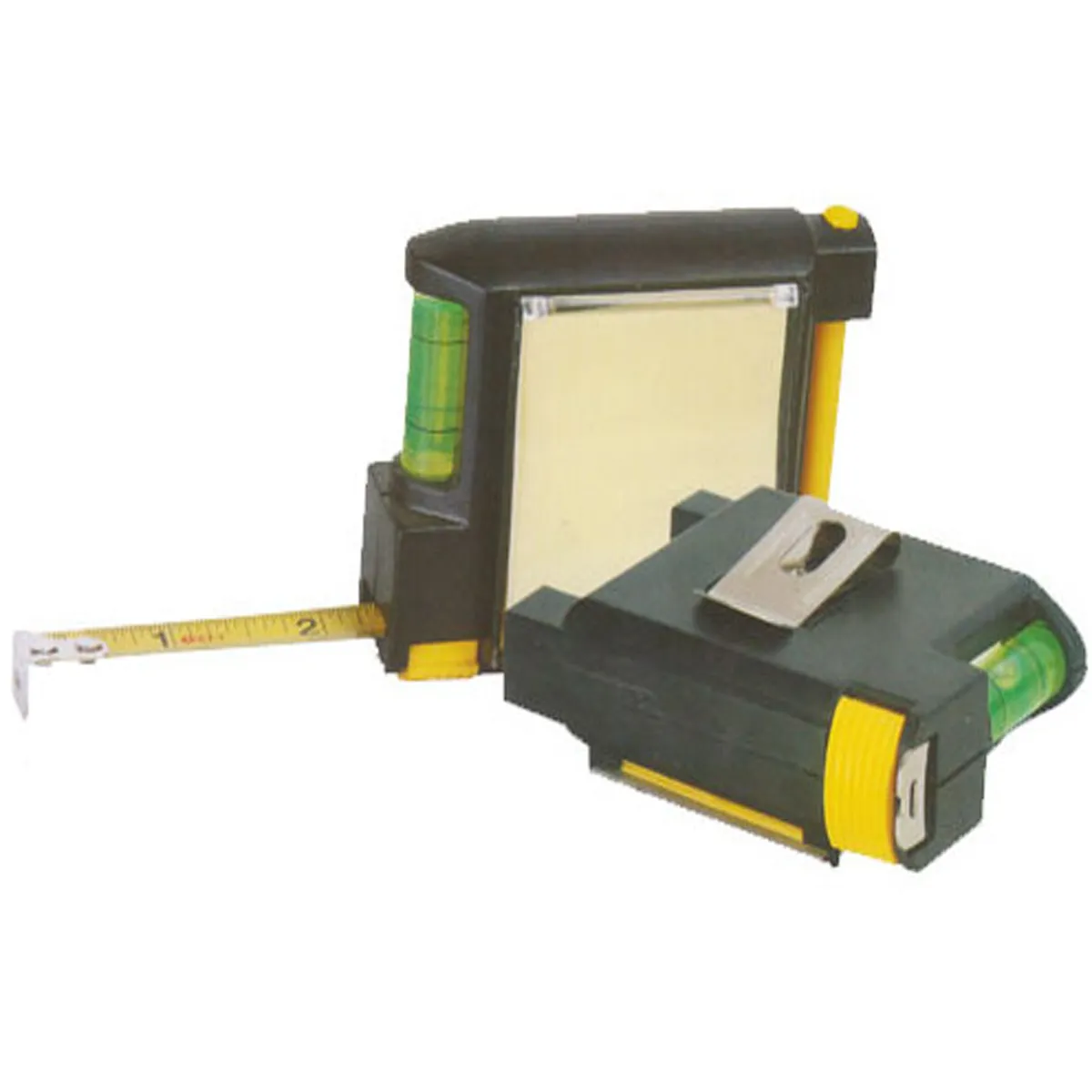 Steel Tape Measure with Spirit Level Note Memo Pad And Pen 2