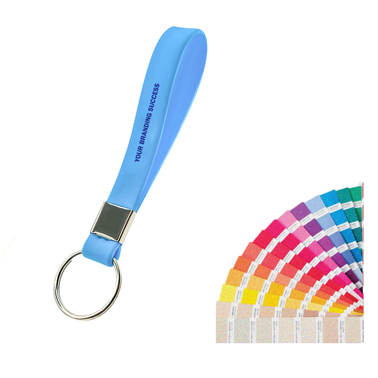 Silicone Bracelet Key Holder - Customizable Design 3