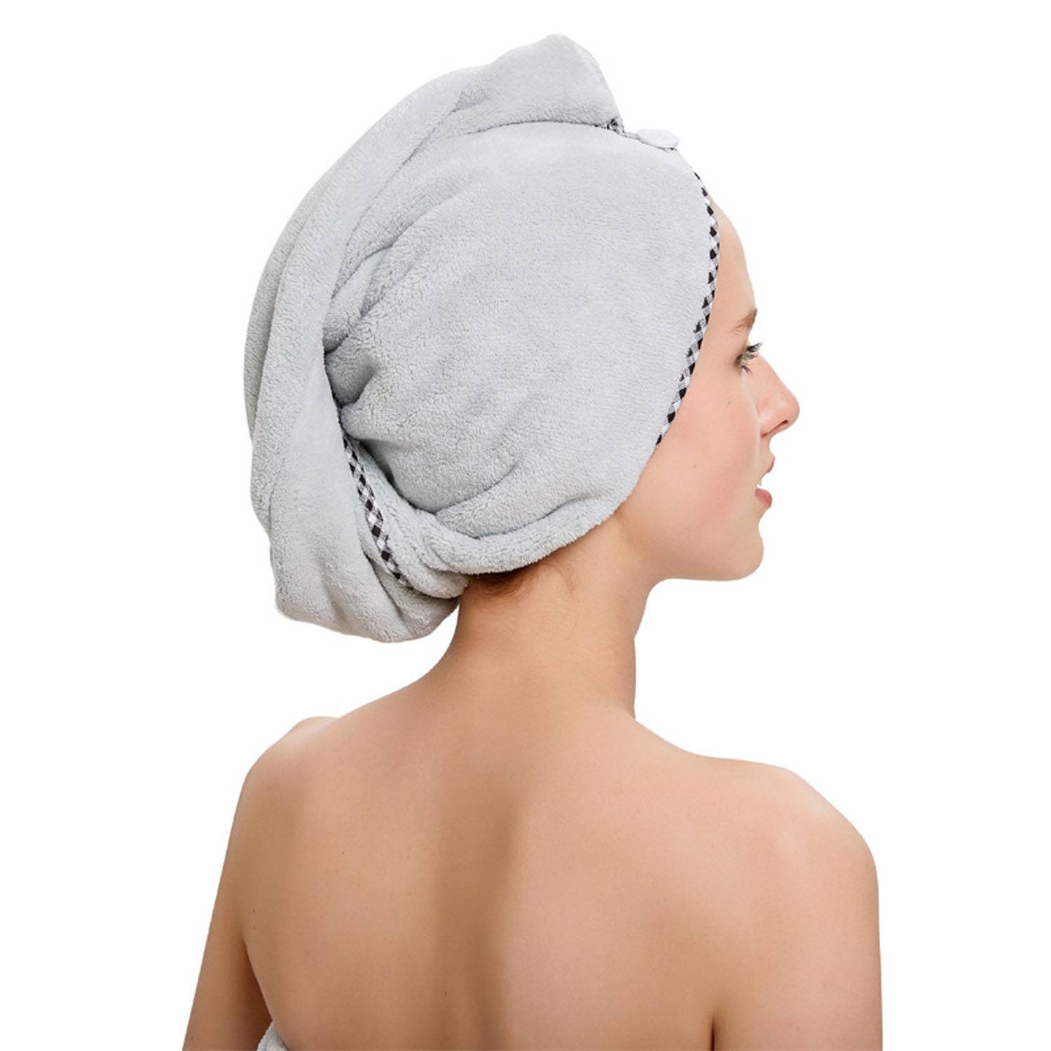 Hair Towel Wrap Women Quick Magic Dryer 8