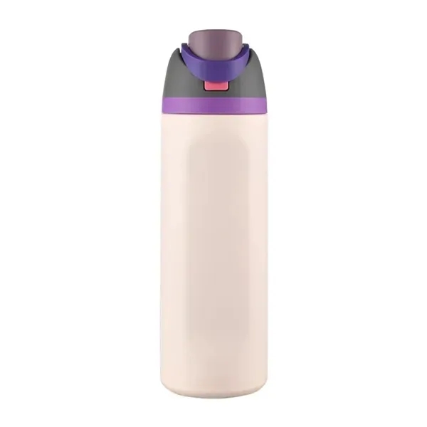 24 oz Stainless Steel Insulated Water Bottle Includes Straw, custom water bottle with logo imprint 9