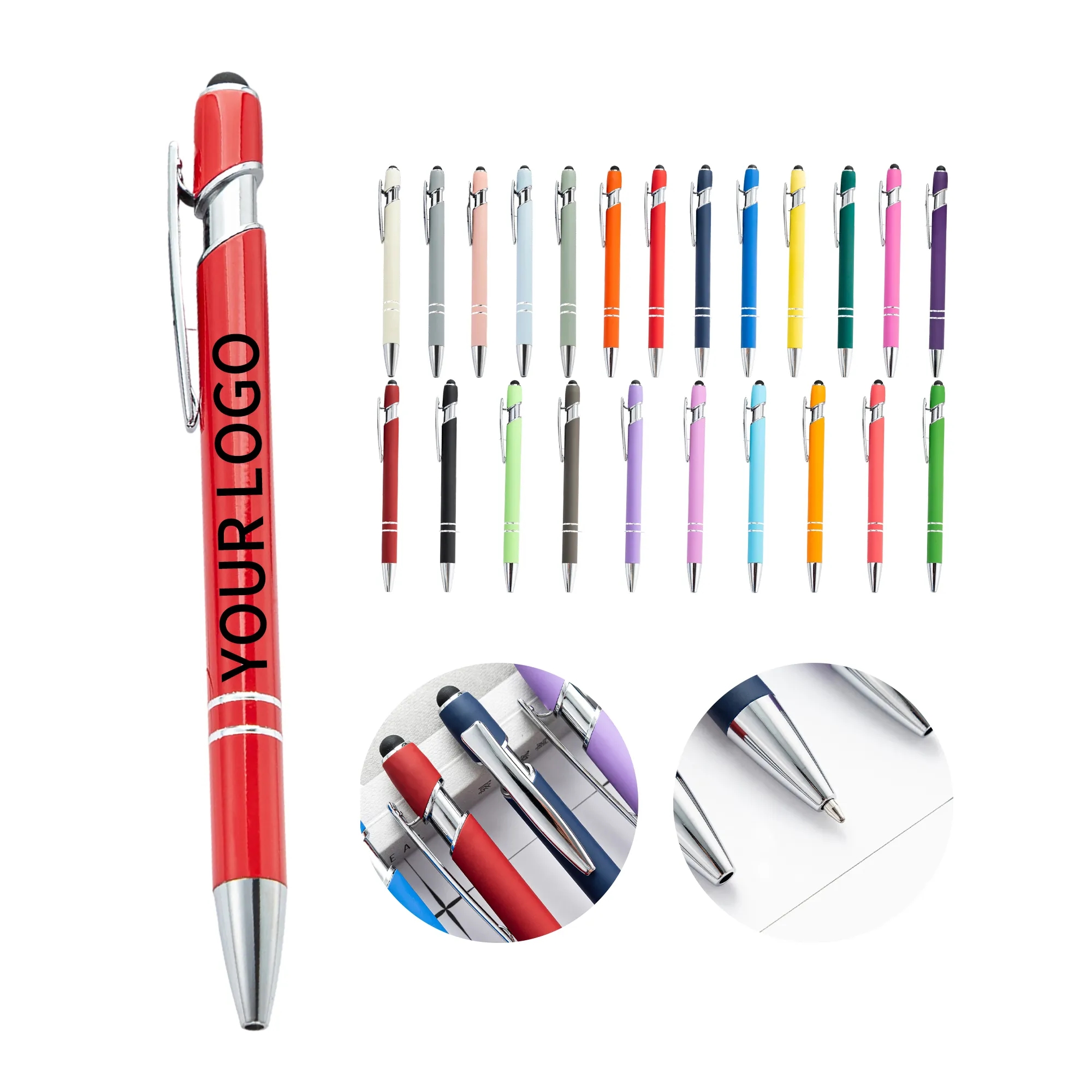 Durable Aluminum Pen with Stylus Tip 32