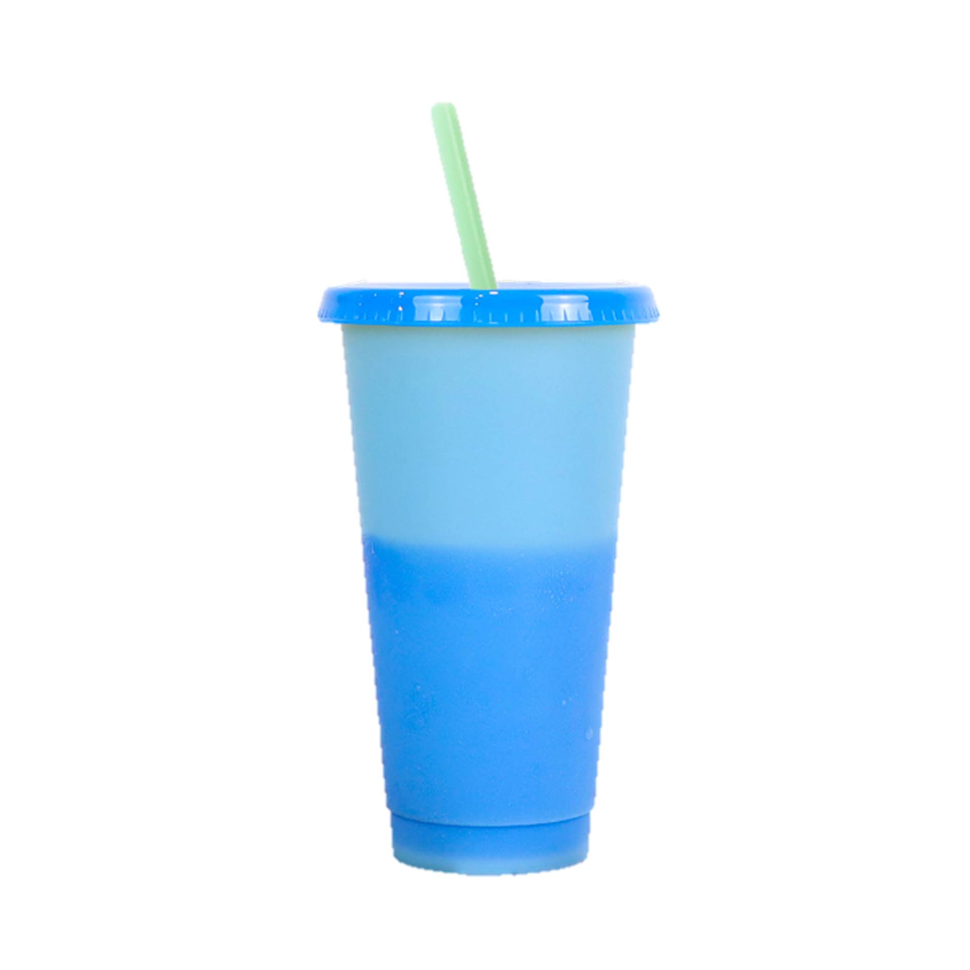 24 Oz. Color Changing Stadium Cup w/Straw & Lid 5
