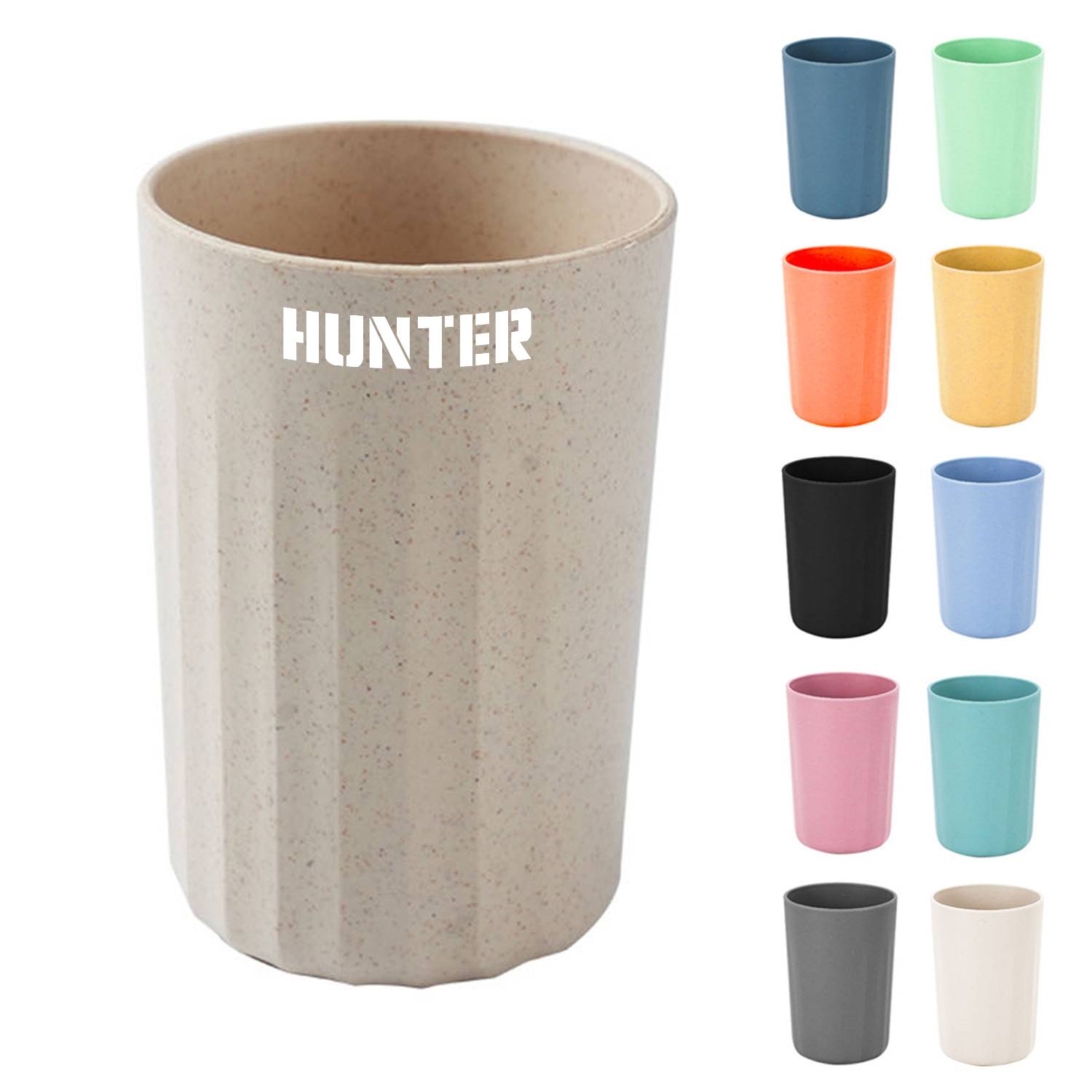 10oz striped simple household toothbrush cup 9