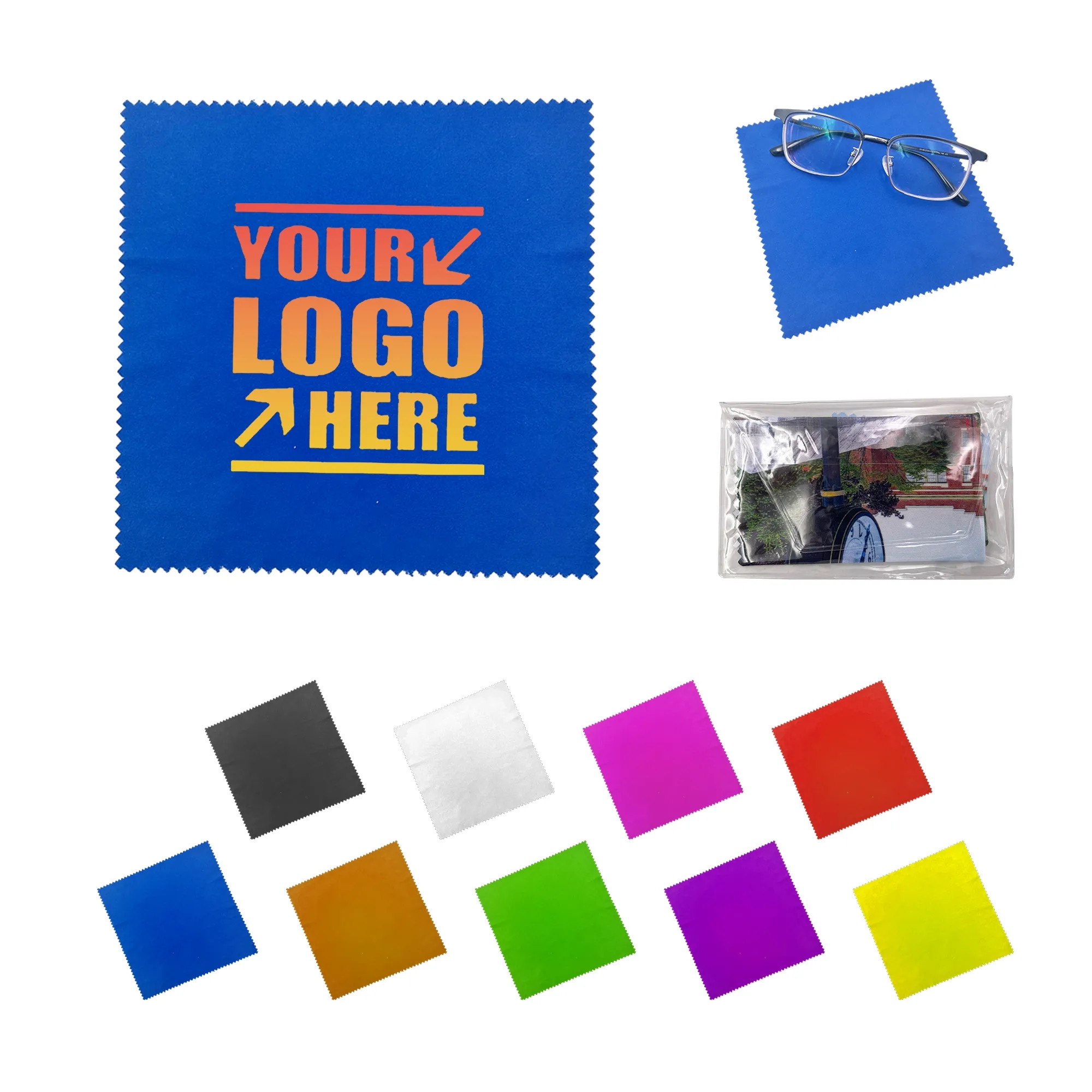 Microfiber Cleaning Cloth with PVC Case