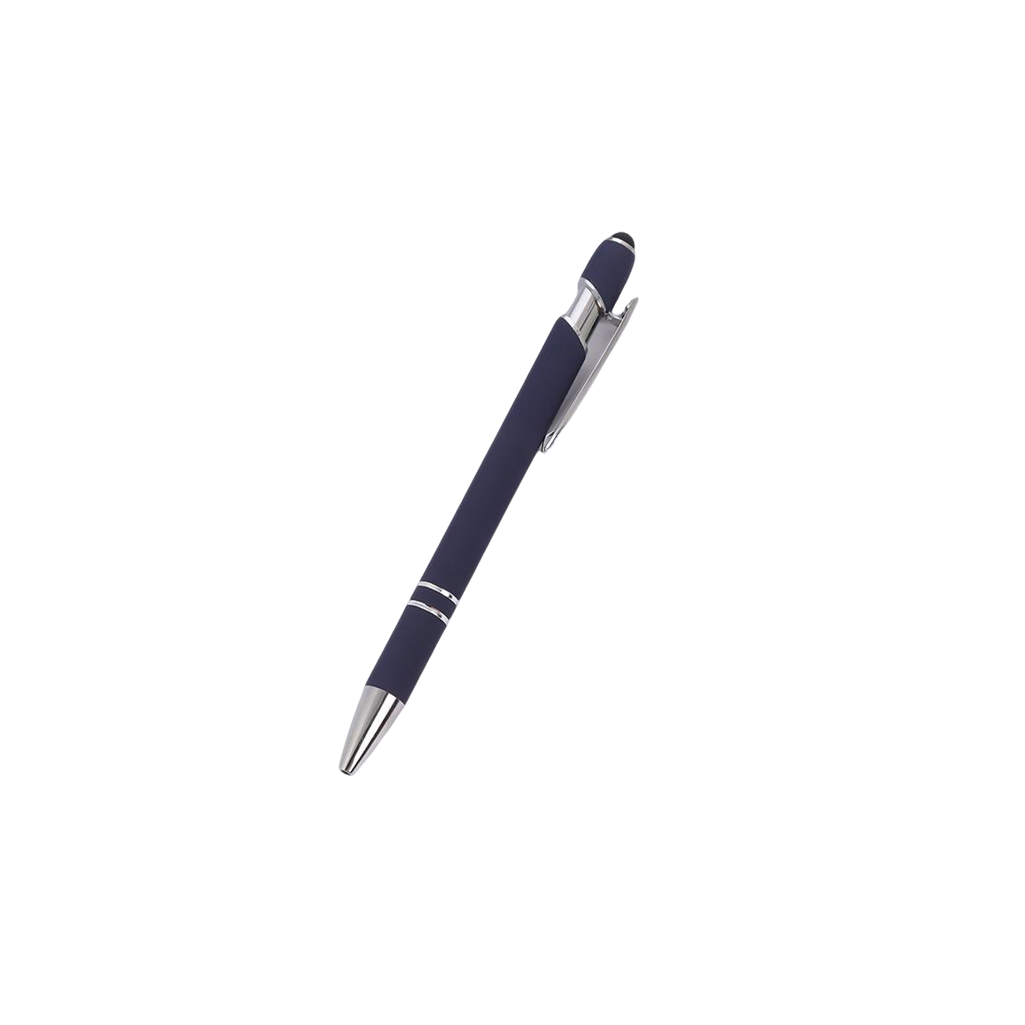 Metal Click Ballpoint Pen With Capacitive Stylus 5.7" 14