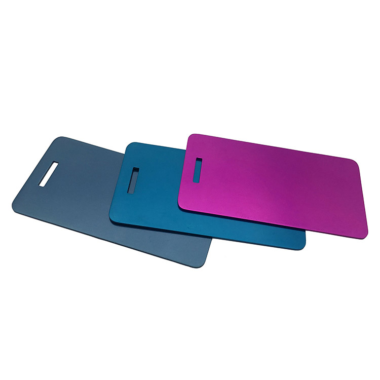 Brushed Metal Luggage Tags 6