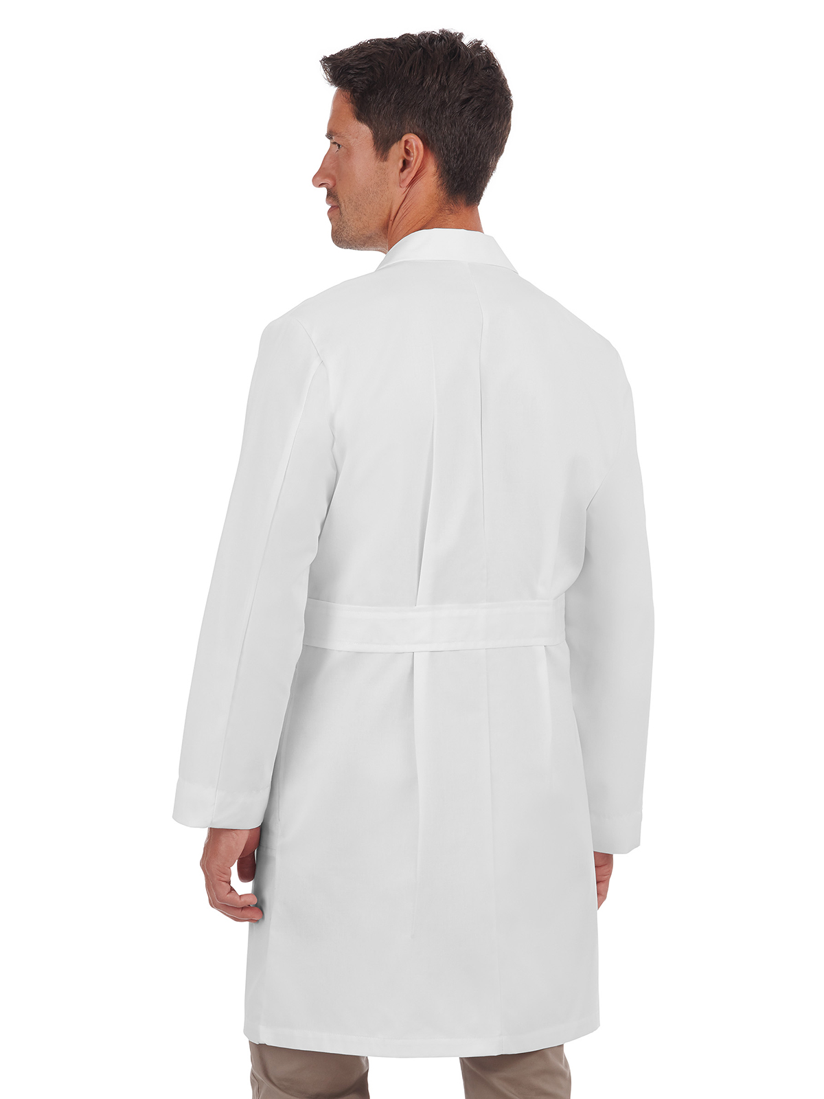 Meta Labwear - Men's Five-Pocket 38" Full-Length Long Lab Coat 4