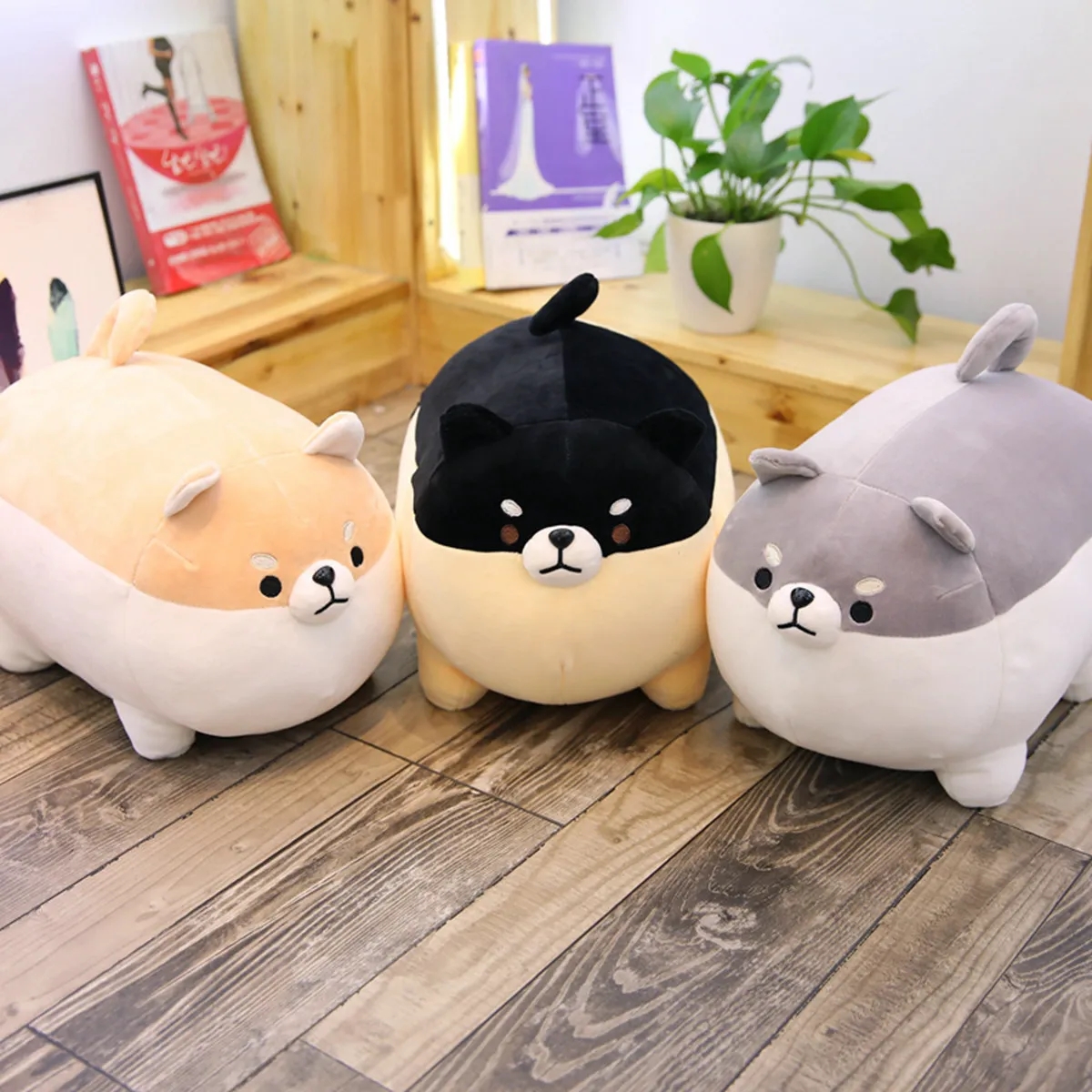 15.7'' Cute Dog Pillow and Toy Animal Plush 6