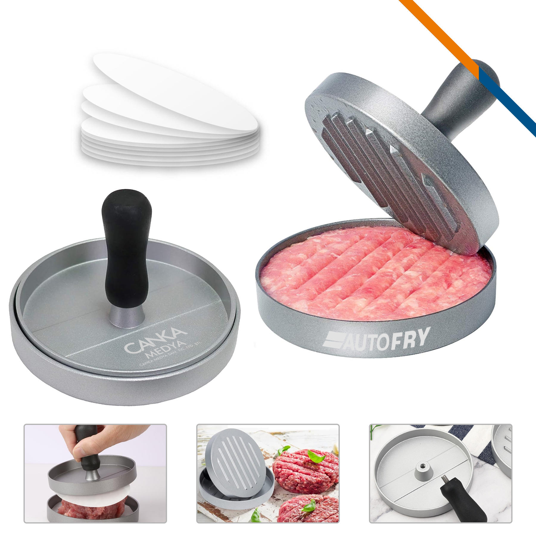 Meoreit Burger Press Set 5