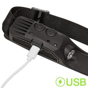 Round Turbo Shaped Rechargeable Head Flashlight 6