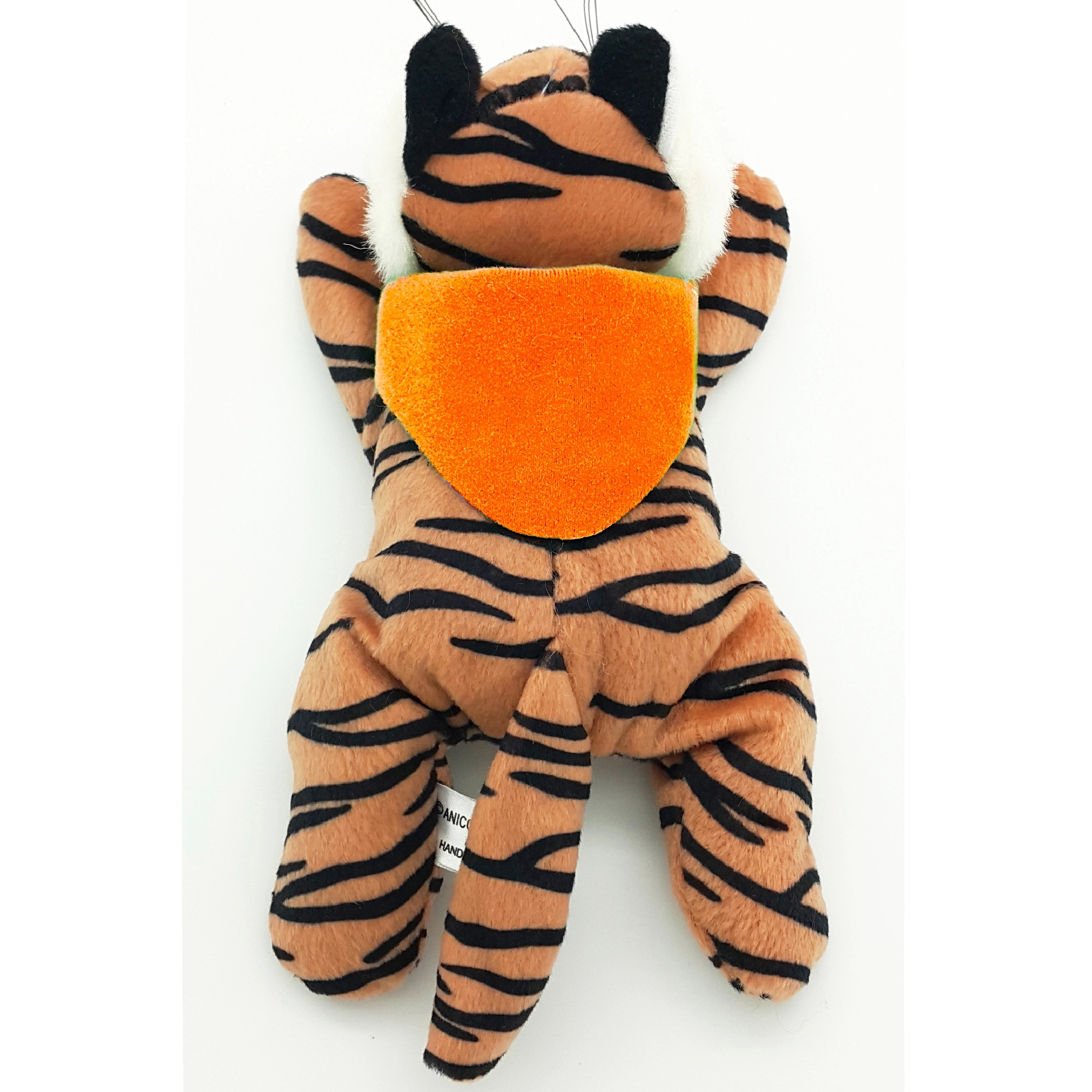 8" Laying Down Beanie Tiger 11