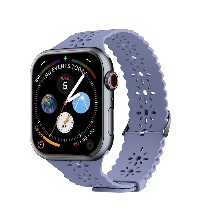Apple Watch Lace Bands - Gray Blue Silicone 38mm/40mm/41mm 1