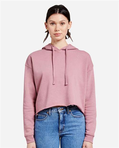 Women's Cropped Hoodie Sweatshirt - LS12000 18