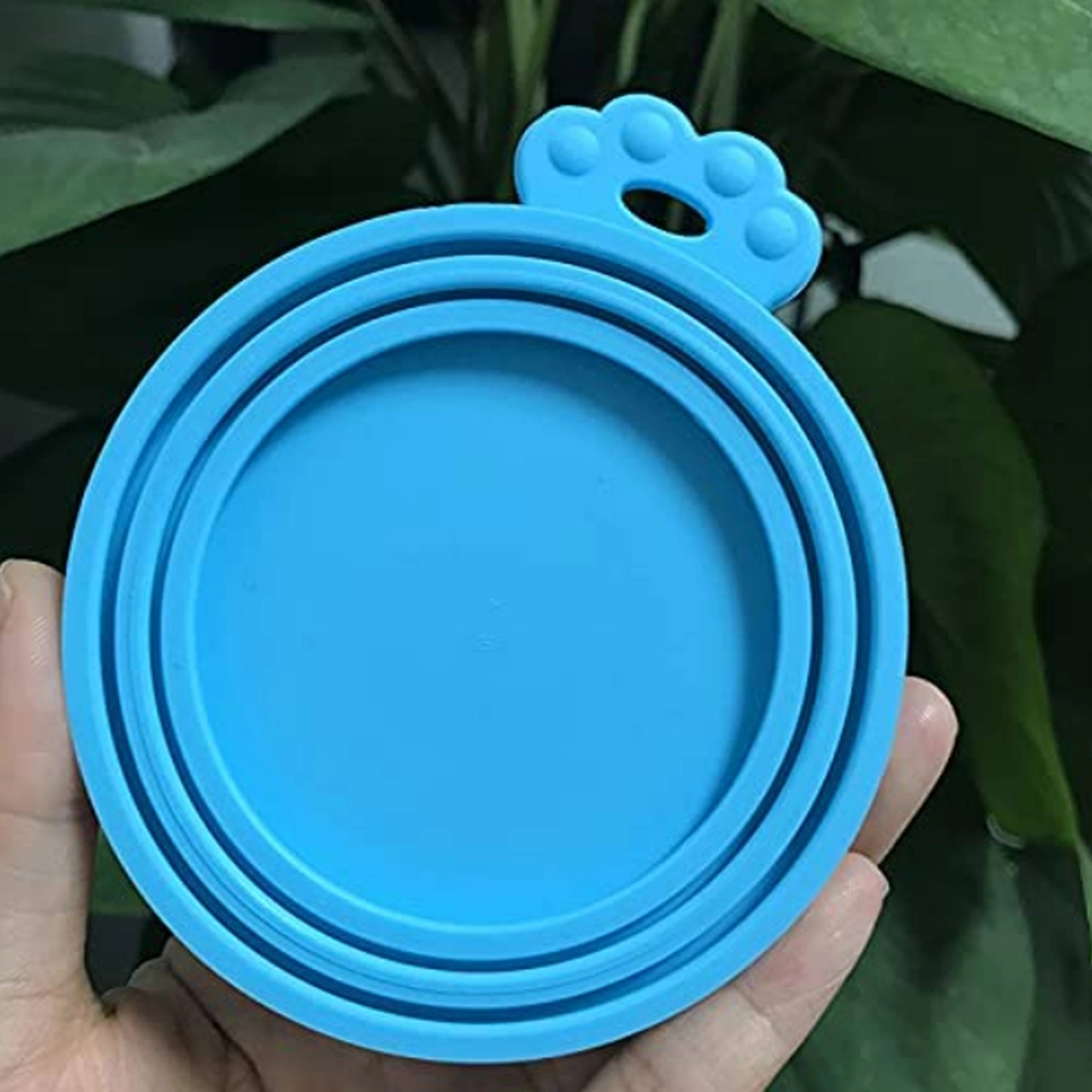 3 Size in 1 Reusable Silicone Can Lid Cover 2