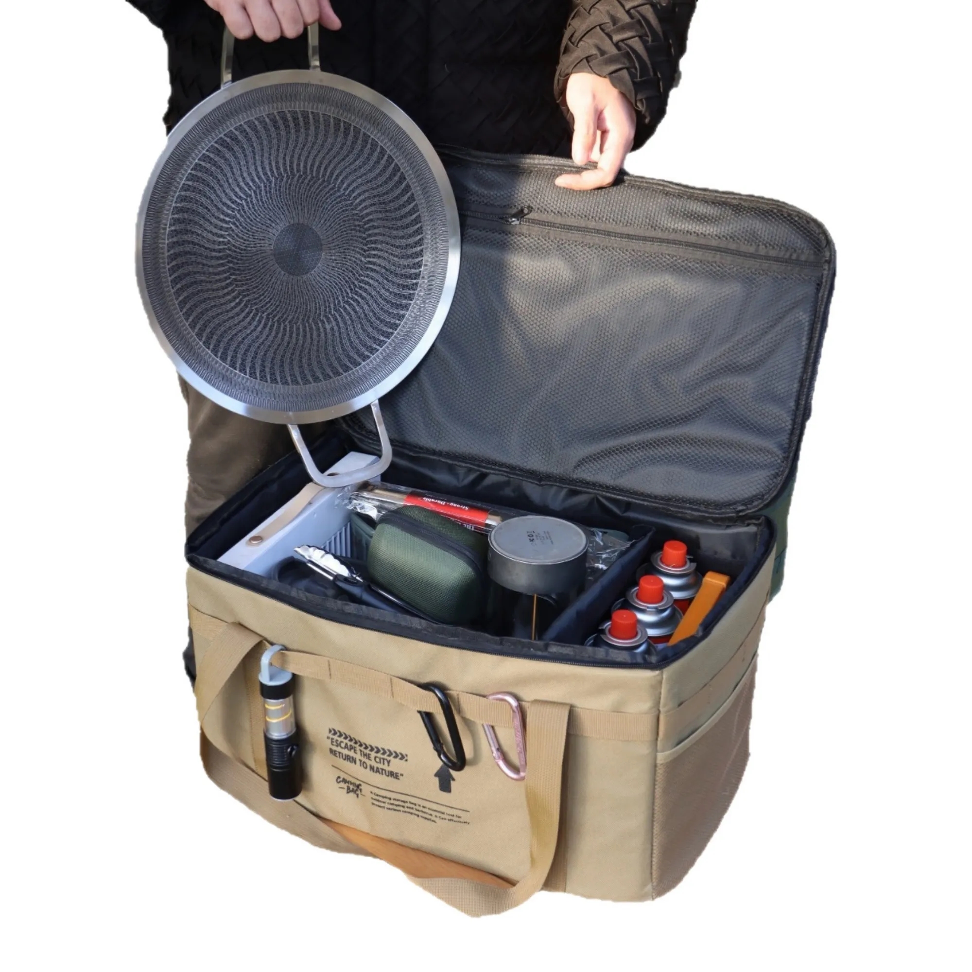 Insulated Oxford Outdoor Picnic Tote Bag Durable 10