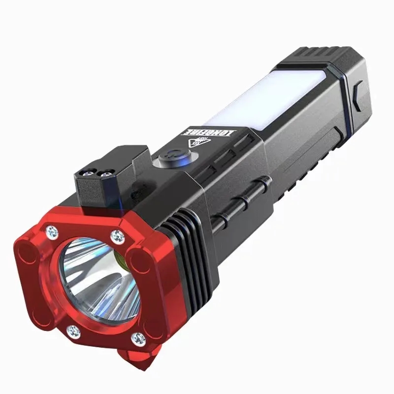 Multifunction Car Escape Tool w/LED Flashlight and Powerbank 10