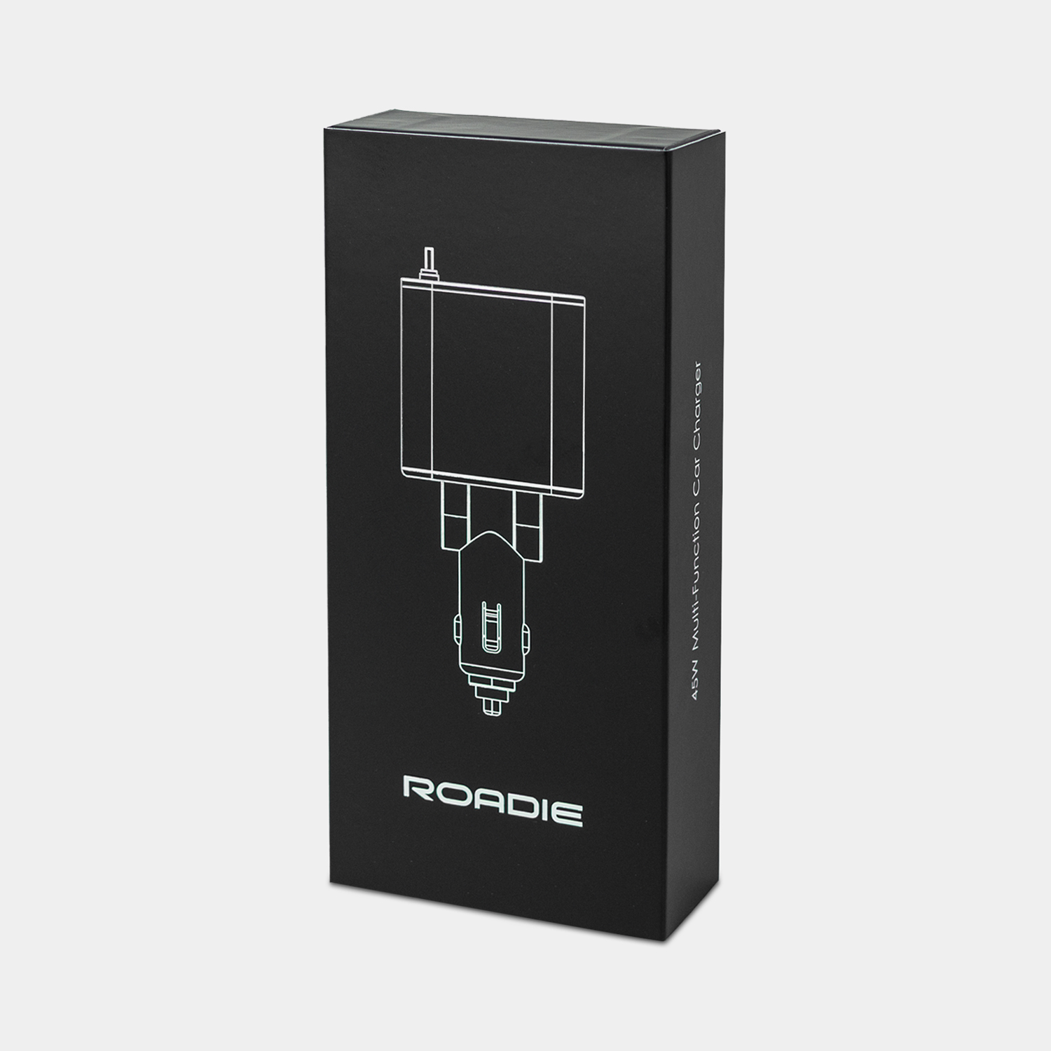Roadie - 45W Car Charger with Retractable Cable 6