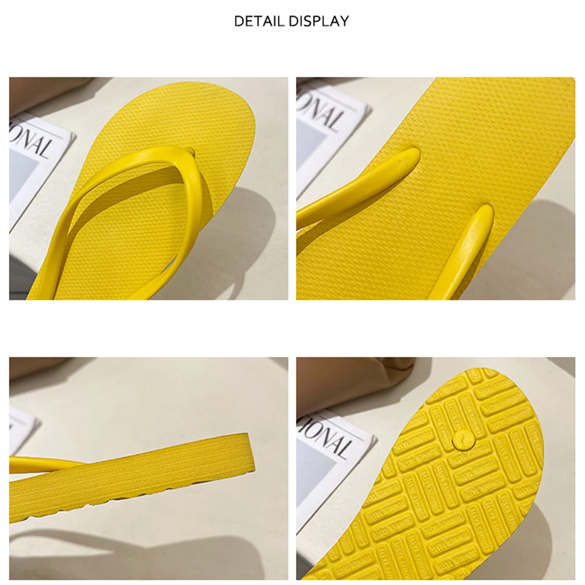 Foam Flip Flops with Arch Support Thong Sandals 4