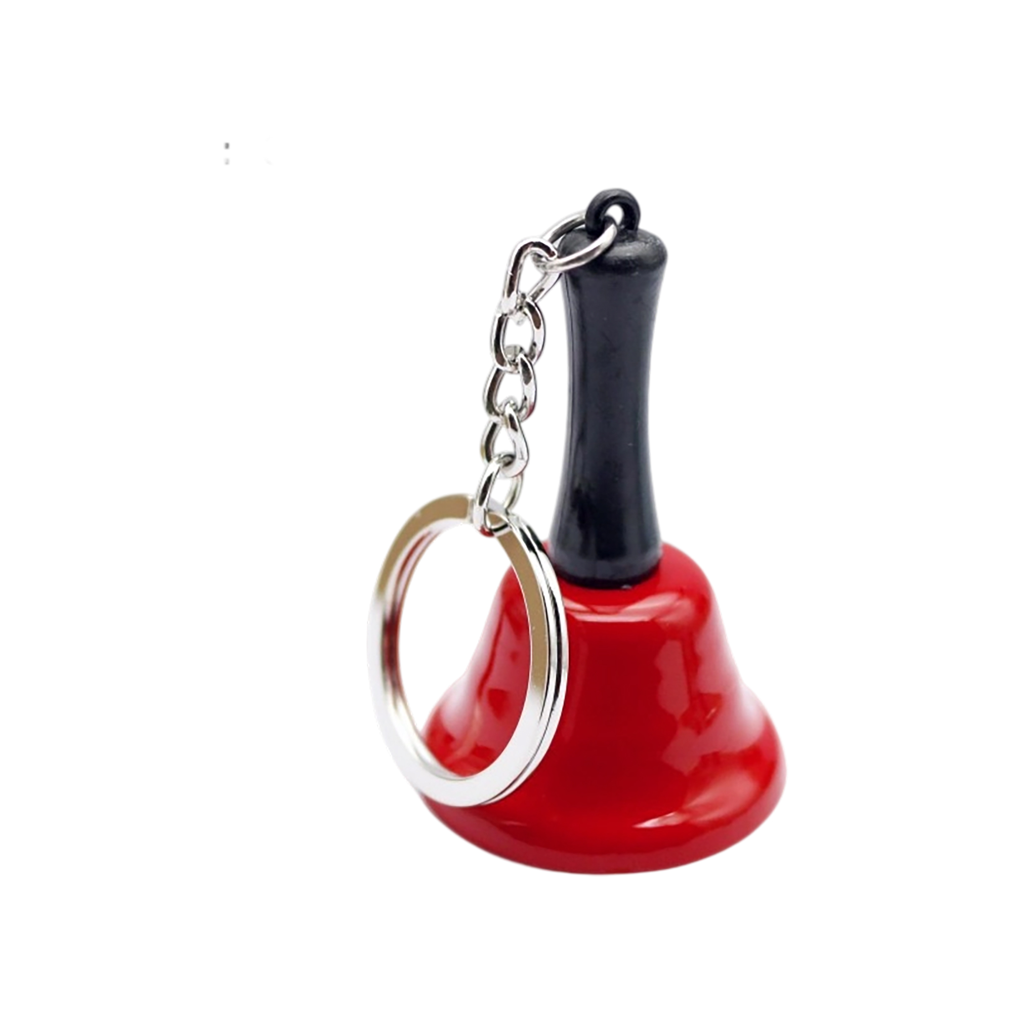 Mini Metal Hand Bell With Key Ring 1.5" Length x 2.6" Width 10