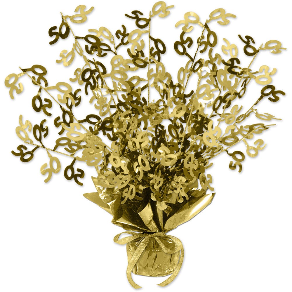 Anniversary Centerpieces - Gold 2