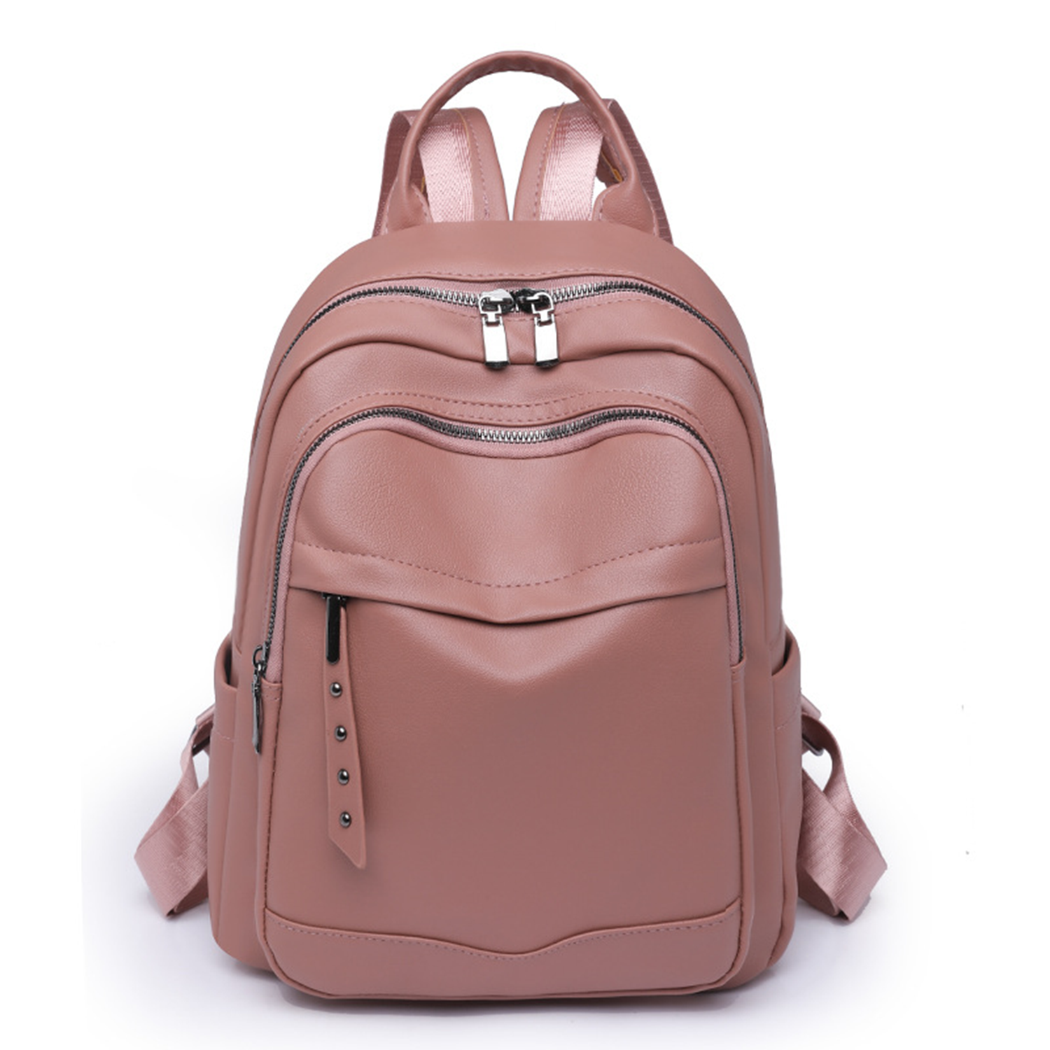 PU Soft Leather Backpack 3