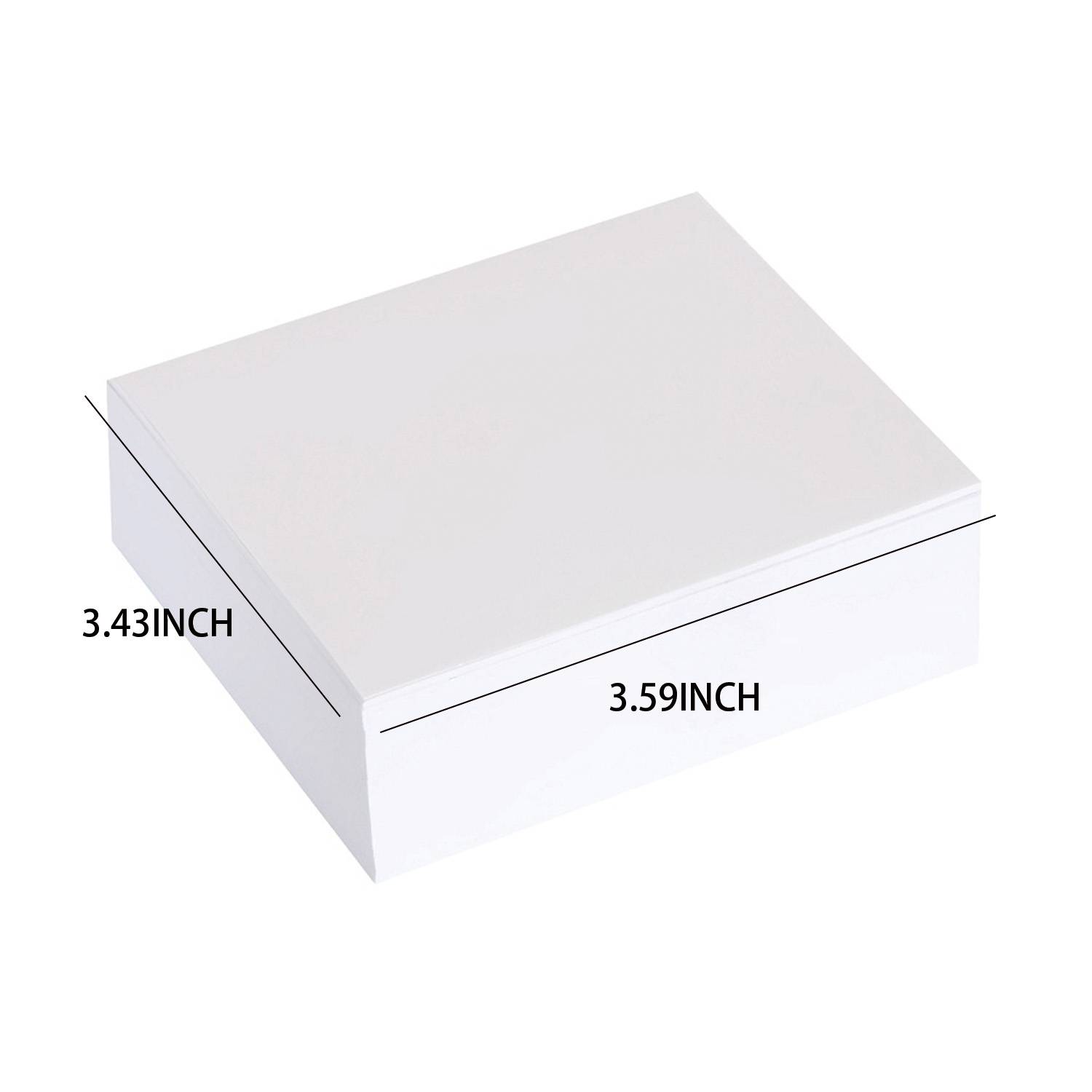 300 sheets Blank Note Paper With Plastic Cover 3