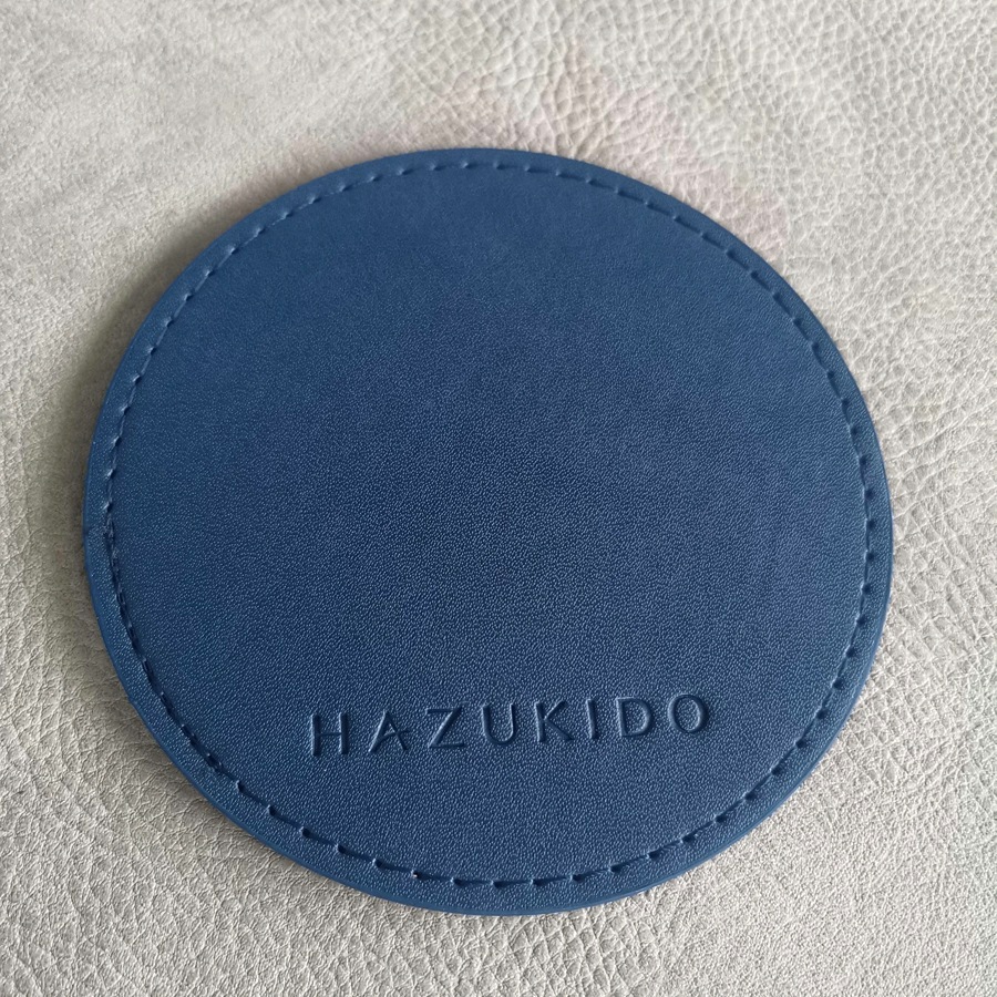 4" Round Laserable Leatherette Coaster 2