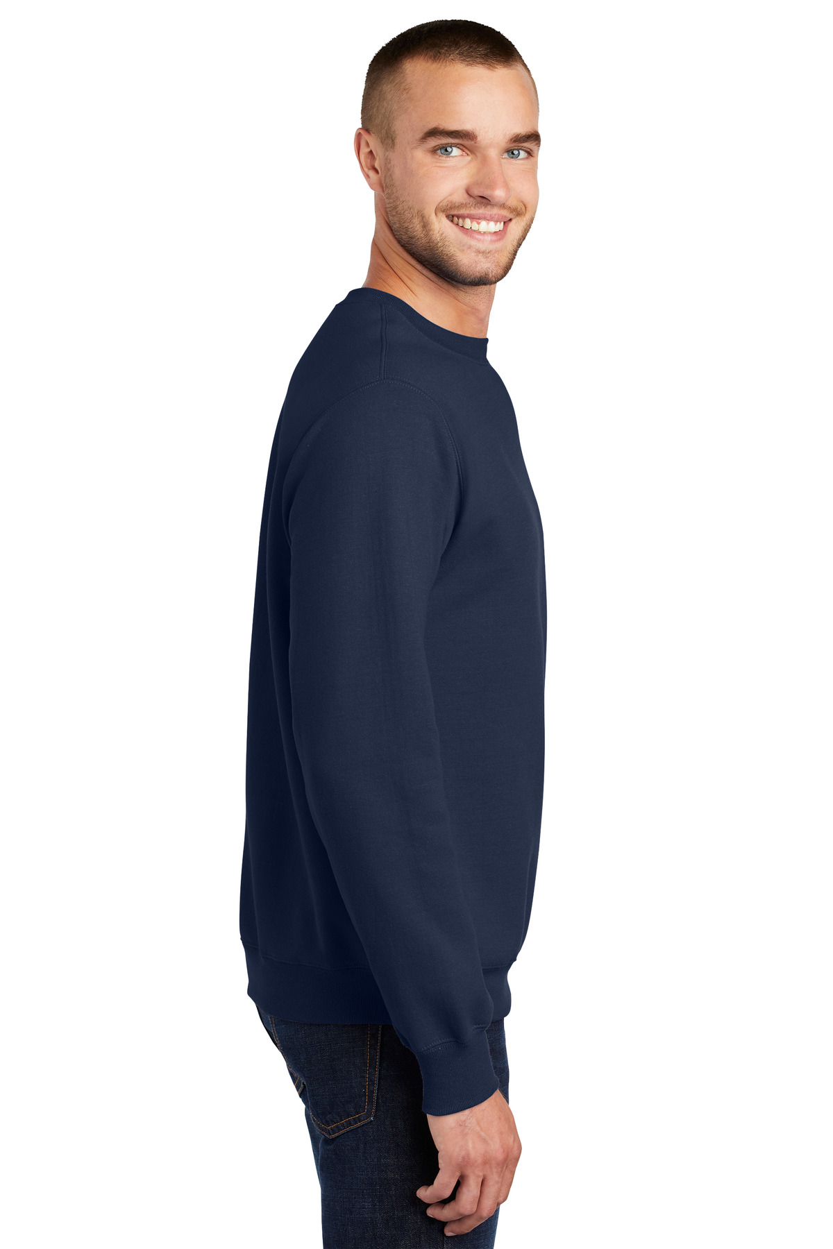 Port & Company® Essential Fleece Crewneck Sweatshirt, custom hoodie or sweatshirt with logo imprint 54