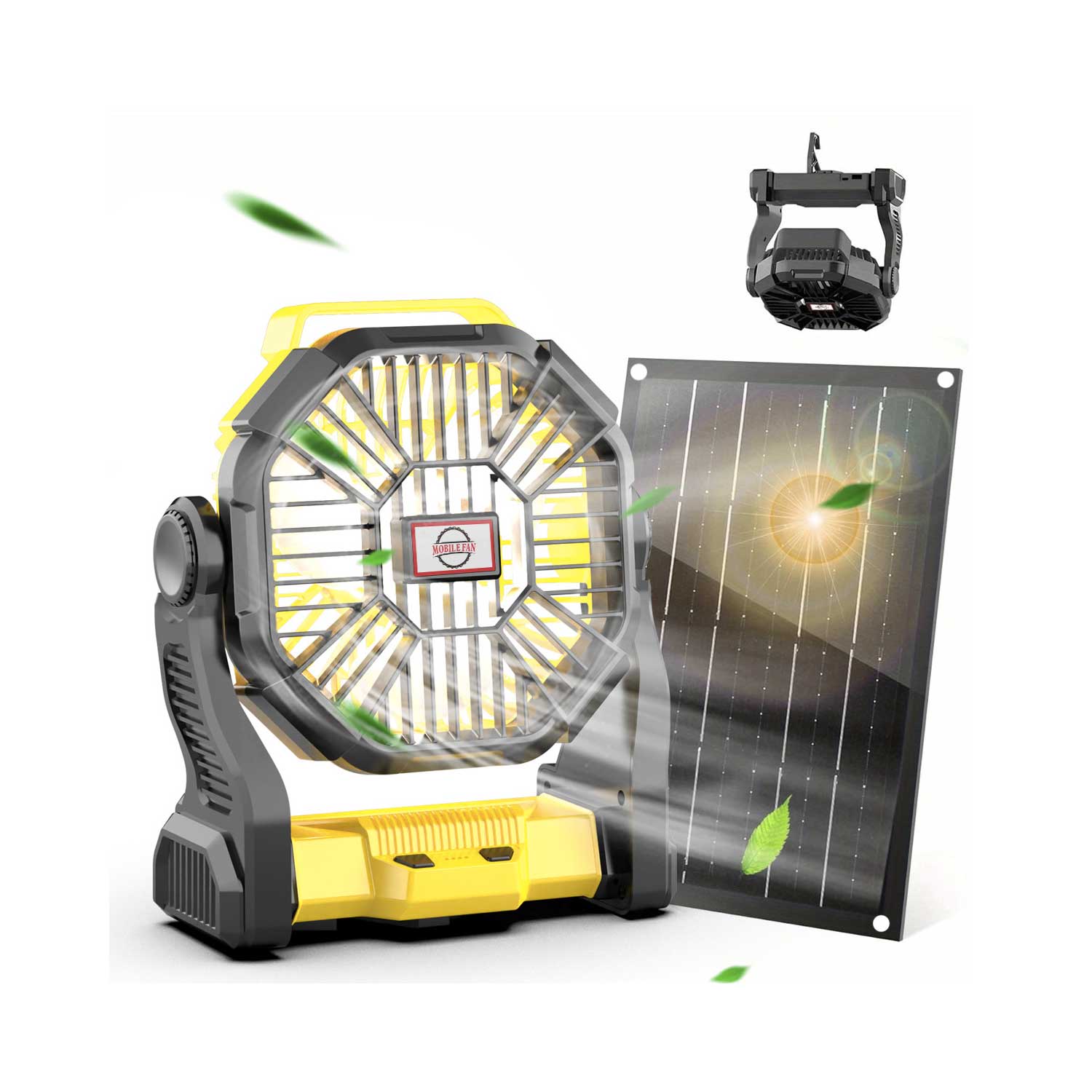 Rechargeable Camp Fan & Emergency Light 6