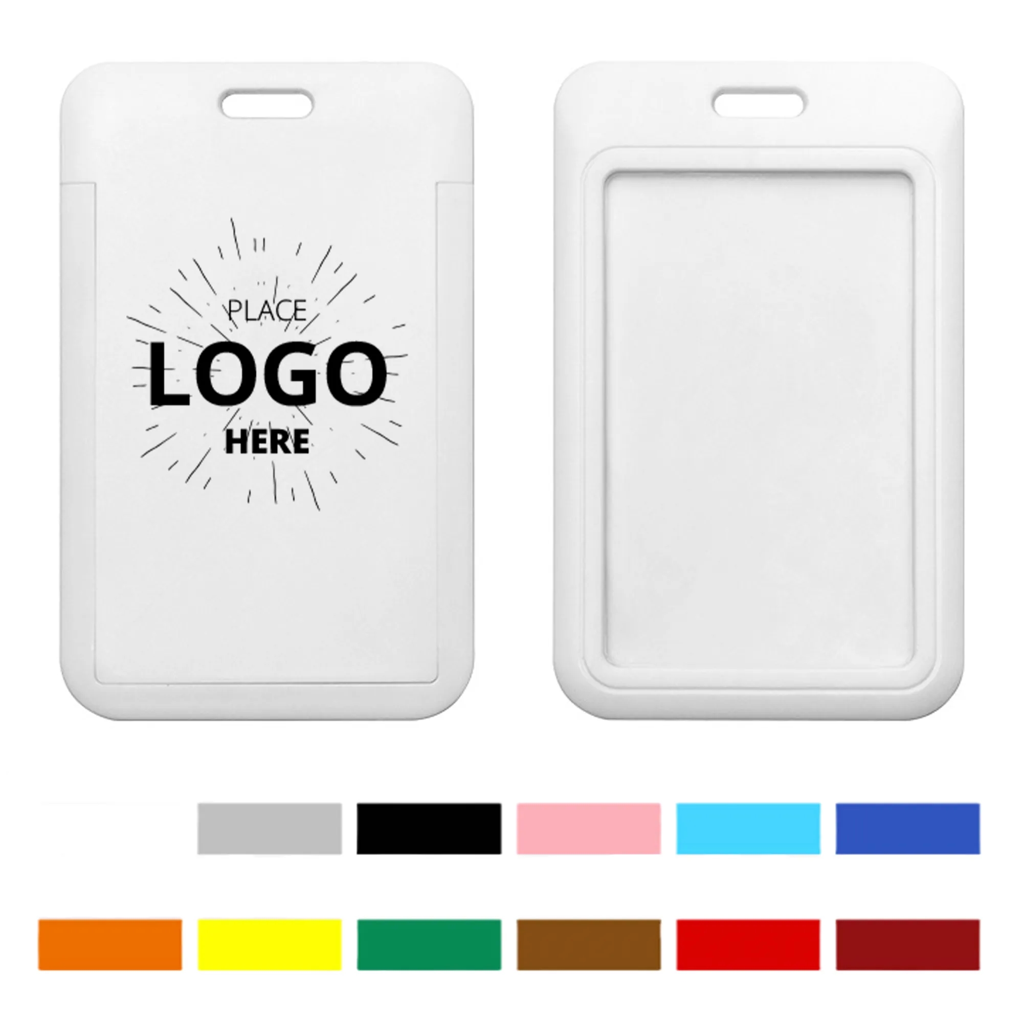 Customised Vertical Slidingcover Plastic Card Holder 2