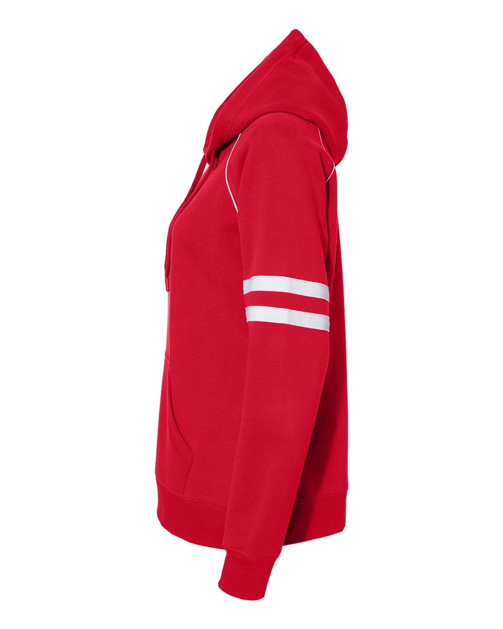 Women's Varsity Fleece Piped Hooded Sweatshirt - 8645 19