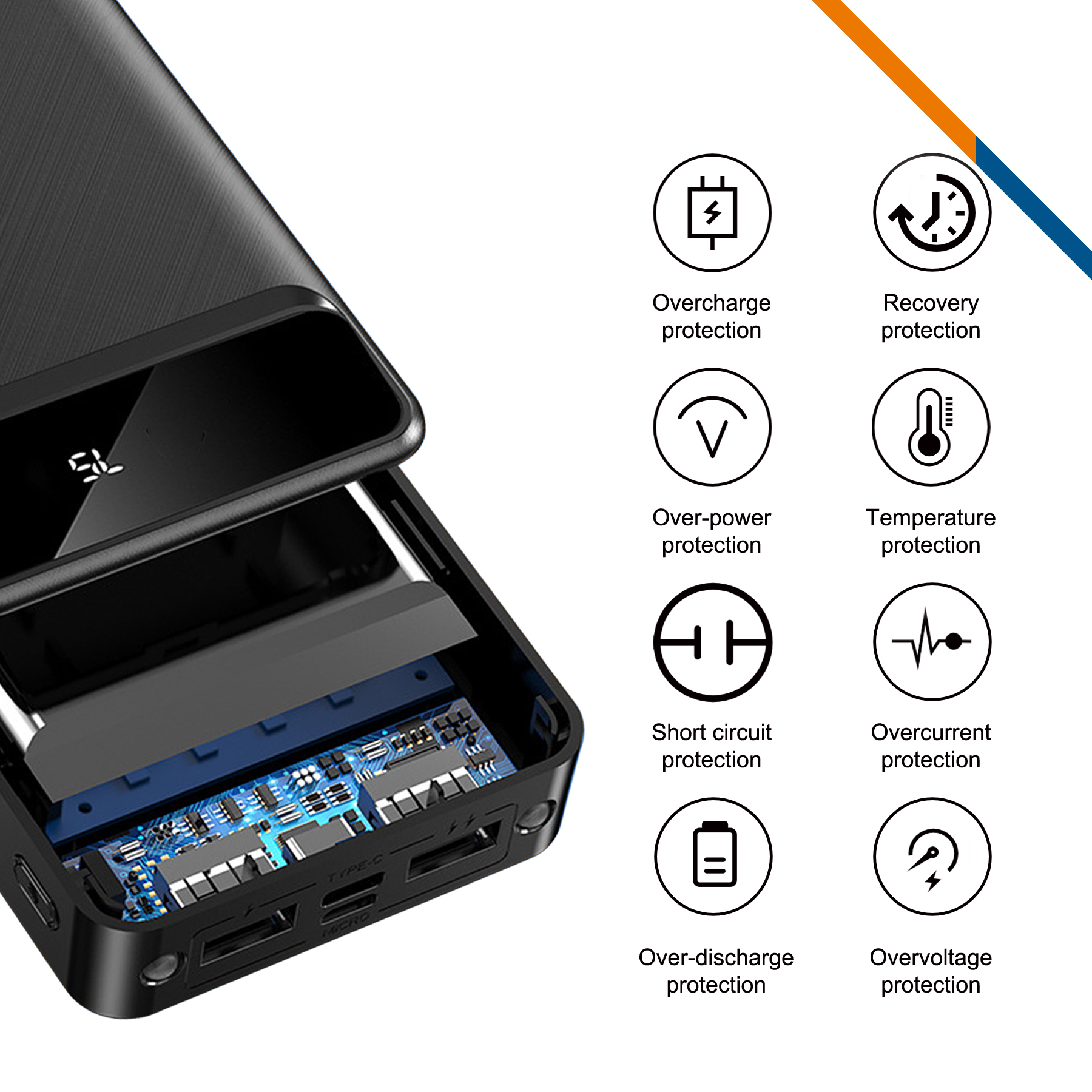 Fetach Power Bank - 10000mAh 7