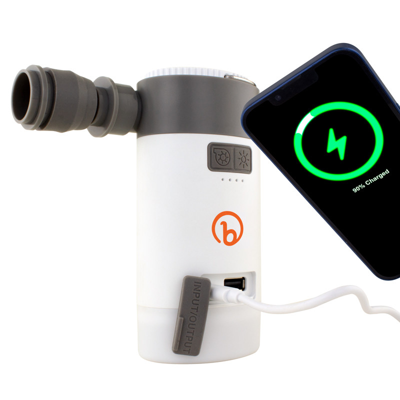 3-in-1 Air Pump Solar Charger with Camping Lamp 10