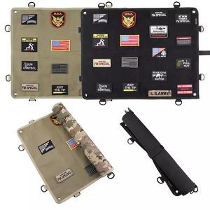 Tactical Patch Board Display Panel Morale Holder Rolled-Up 2